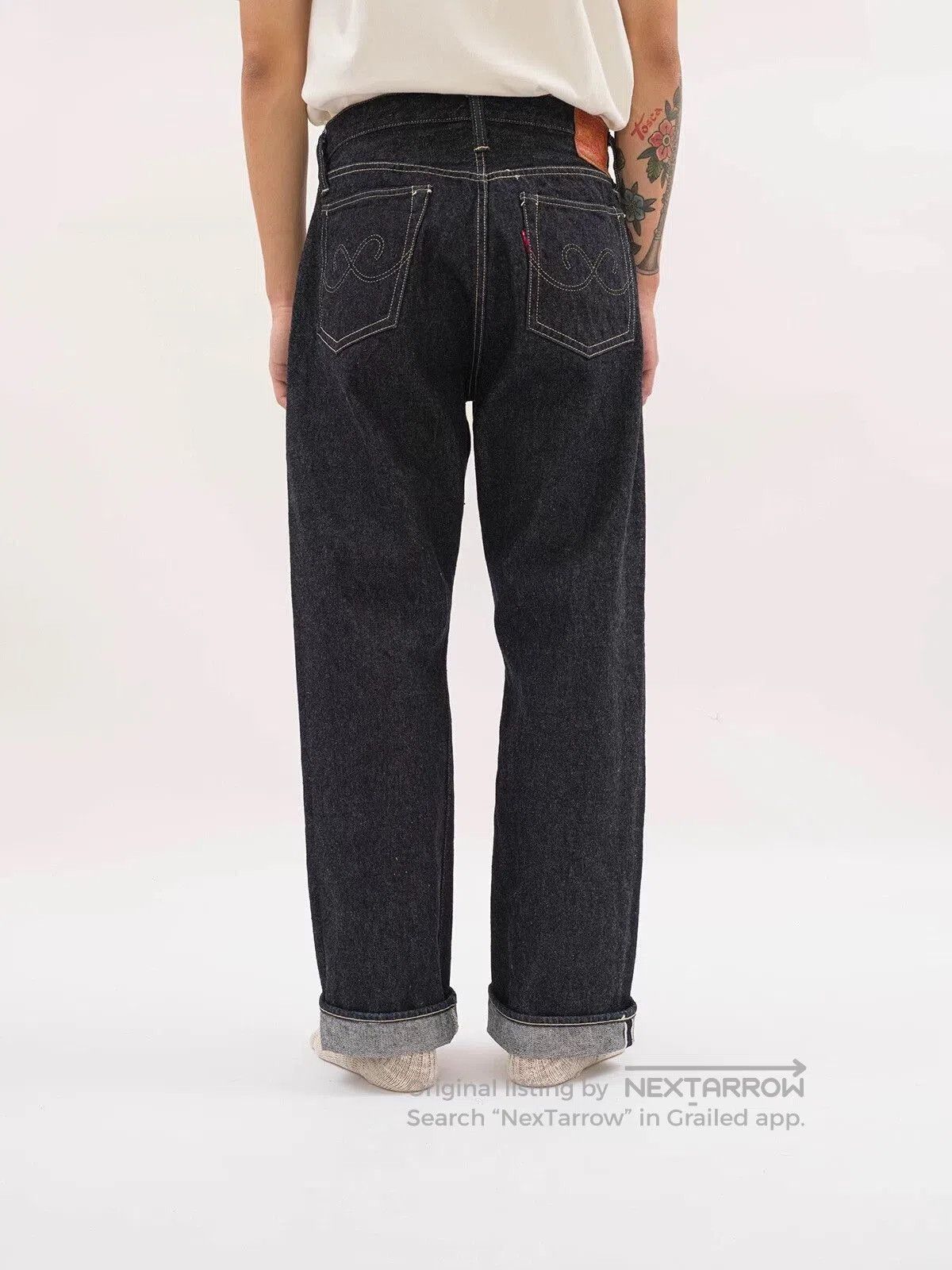 Red Clouds Collective Redcloud WW2 Model S424XXst Denim Pants. Size US 32 / EU 48 - 5 Thumbnail
