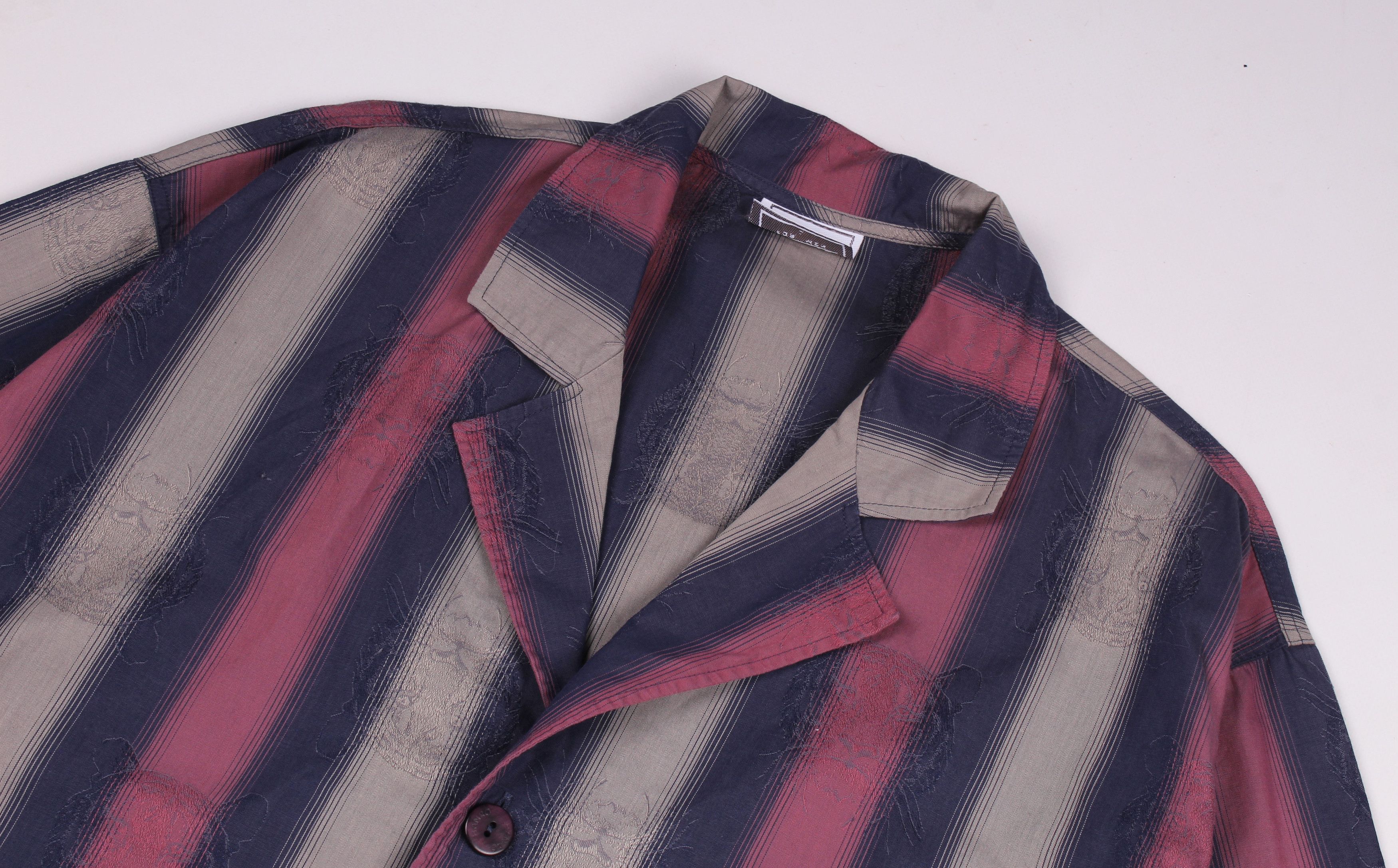 Hanro × Vintage Vintage Hanro for Men Striped Tigers Pajama Shirt Size US L / EU 52-54 / 3 - 2 Thumbnail