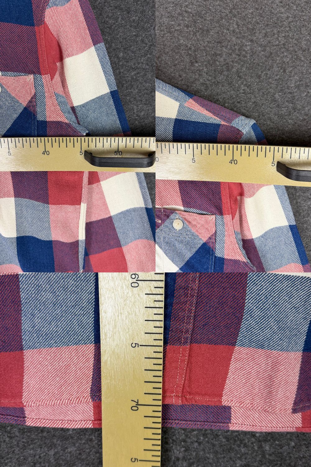 Polo Ralph Lauren RRL Double RL Plaid Workshirt Slim Fit Small Cotton Flannel Size US S / EU 44-46 / 1 - 9 Thumbnail