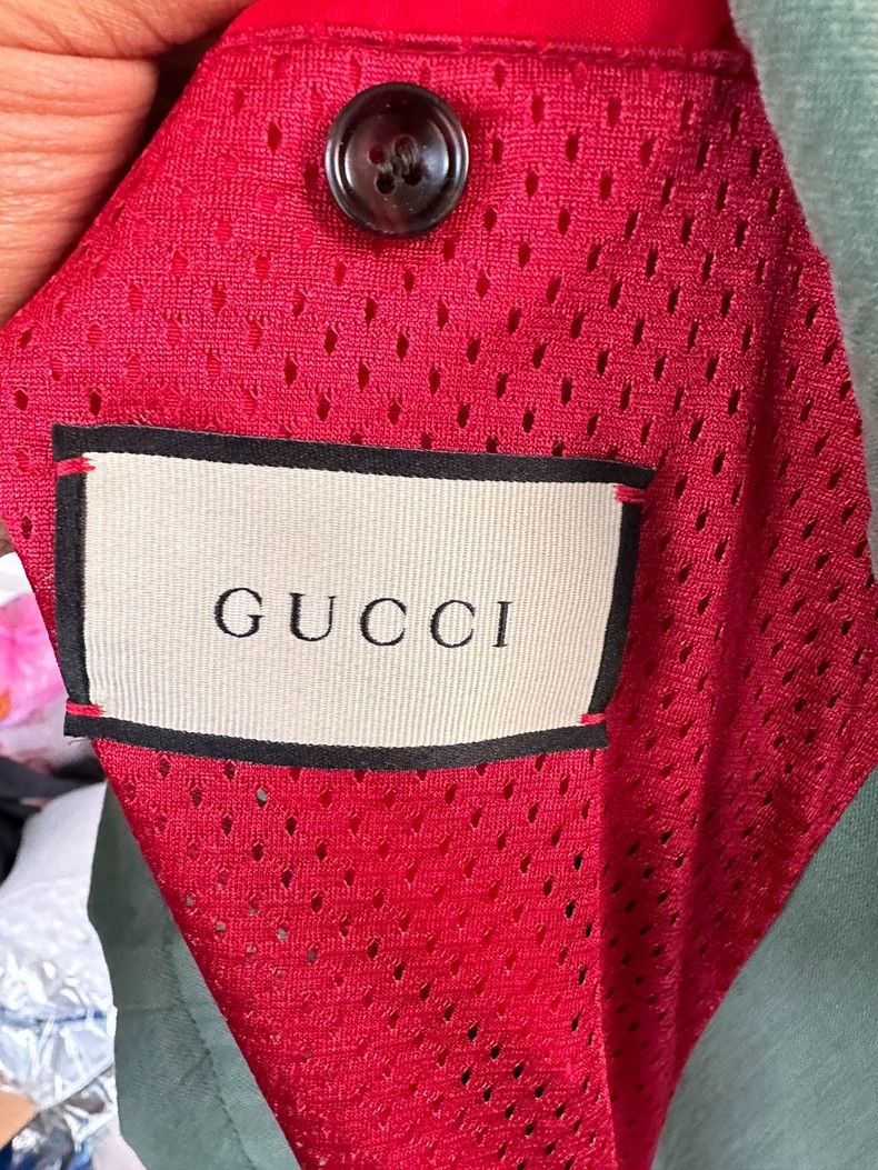 Gucci GucciClassic red and green zipper stand-up collar school un Size US S / EU 44-46 / 1 - 8 Thumbnail