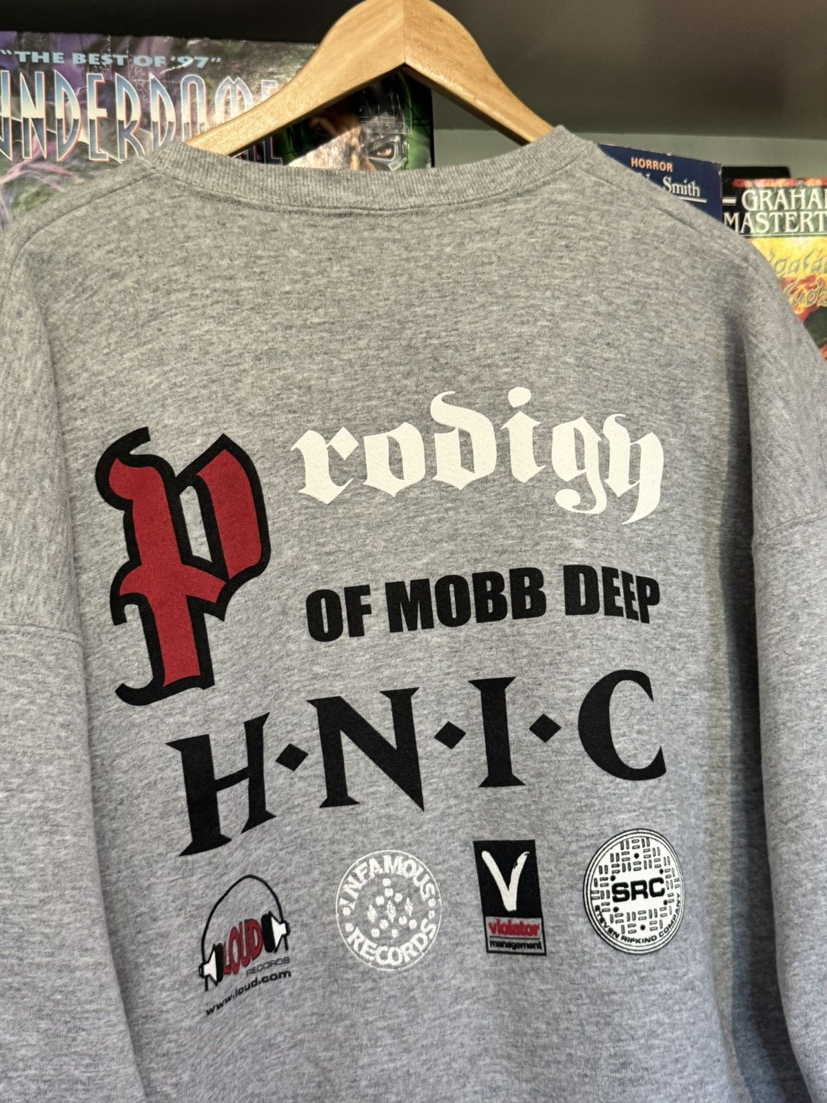 Rap Tees Vintage 2000 Mobb Deep Prodigy H.N.I.C Rap Band Sweatshirt Size US XXL / EU 58 / 5 - 5 Thumbnail