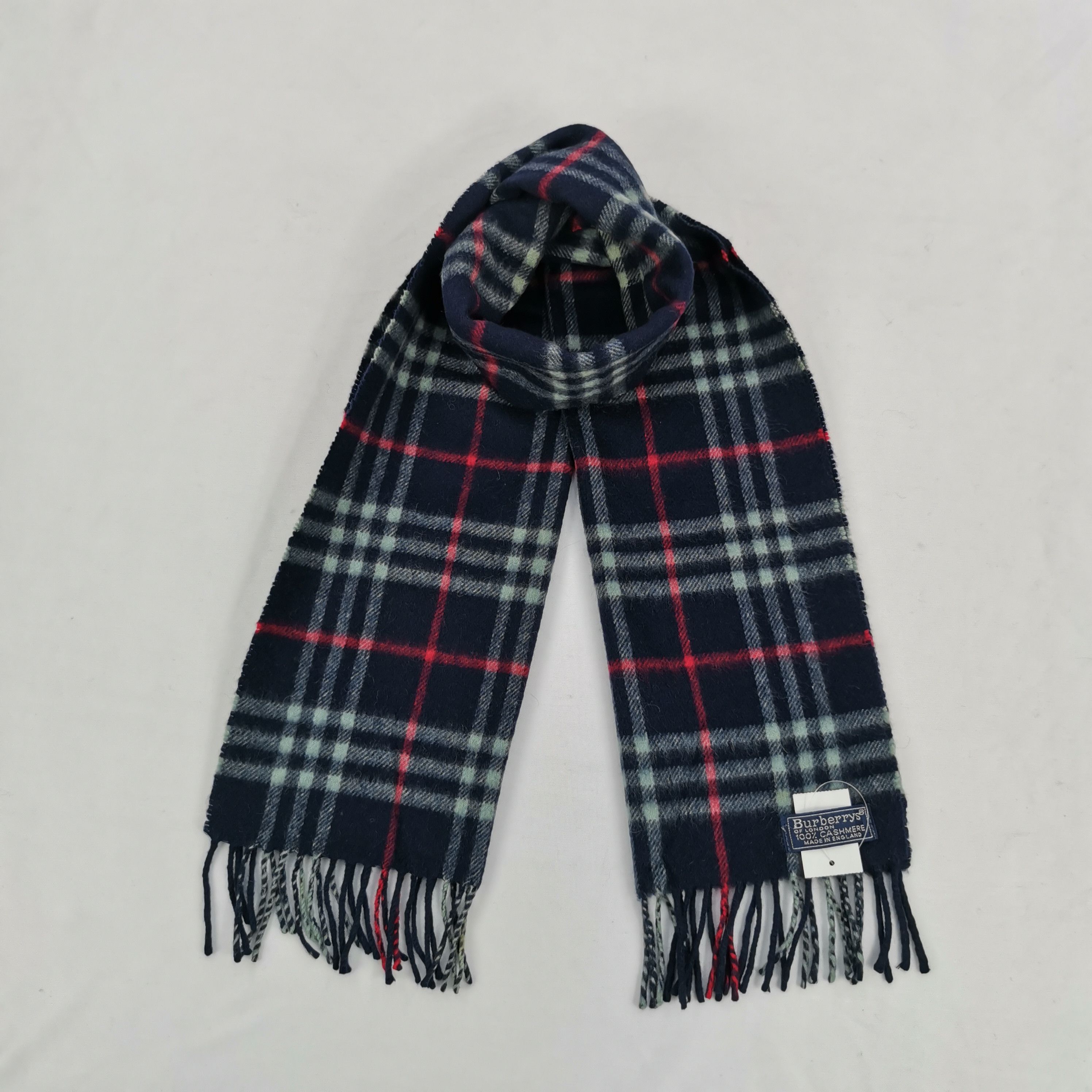Burberry Vintage Wool Scarf Winter Scarves 56789 Size ONE SIZE - 1 Thumbnail