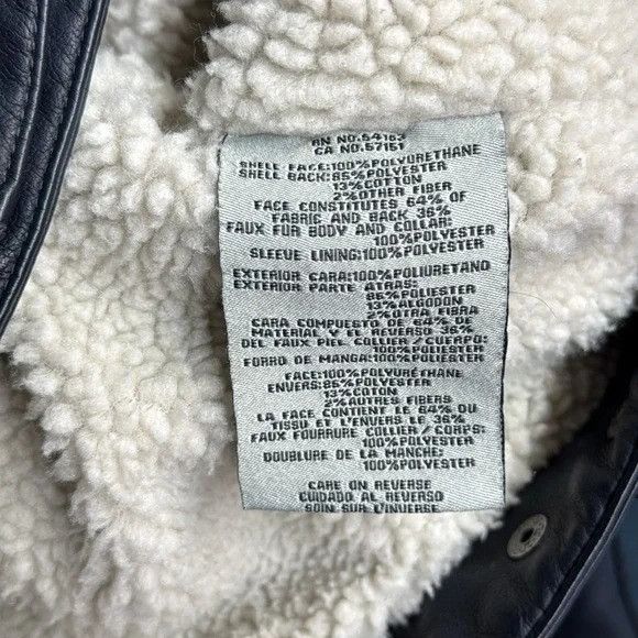 Levi's Levis Womens Faux Leather Jacket With Sherpa Lining Button F Size M / US 6-8 / IT 42-44 - 4 Thumbnail