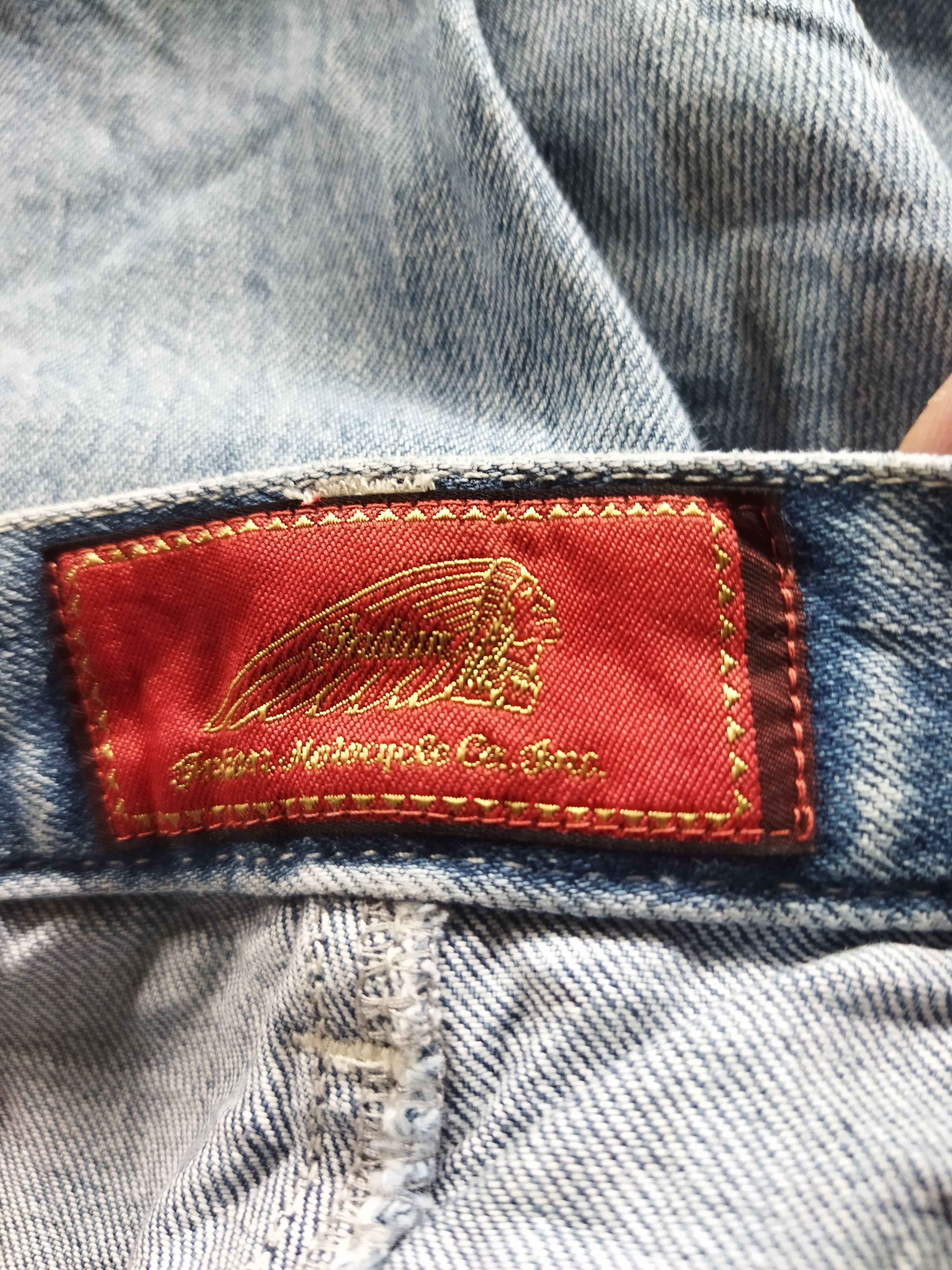 Vintage VINTAGE INDIAN LIGHT BLUE JEANS PANTS Size US 35 - 10 Thumbnail