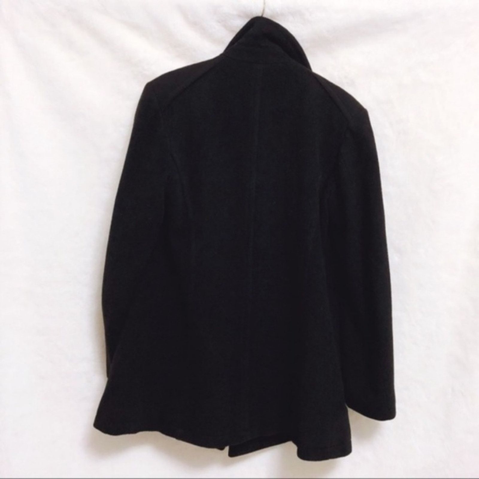 Calvin Klein Calvin Klein Women Merino Wool Black Jacket Size S / US 4 / IT 40 - 2 Thumbnail