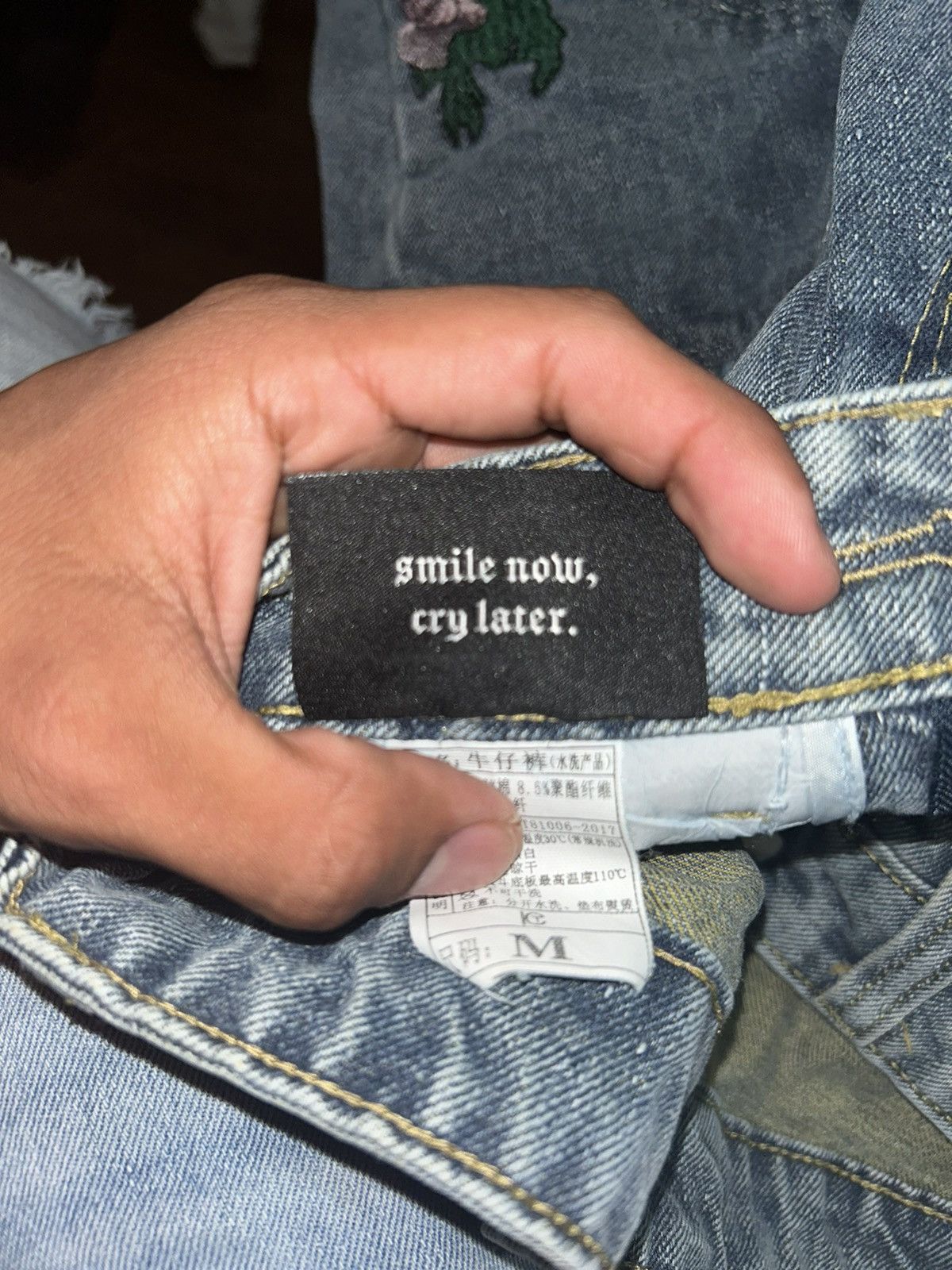 Japanese Brand × Vintage Embroidery Jeans Size US 30 / EU 46 - 8 Thumbnail