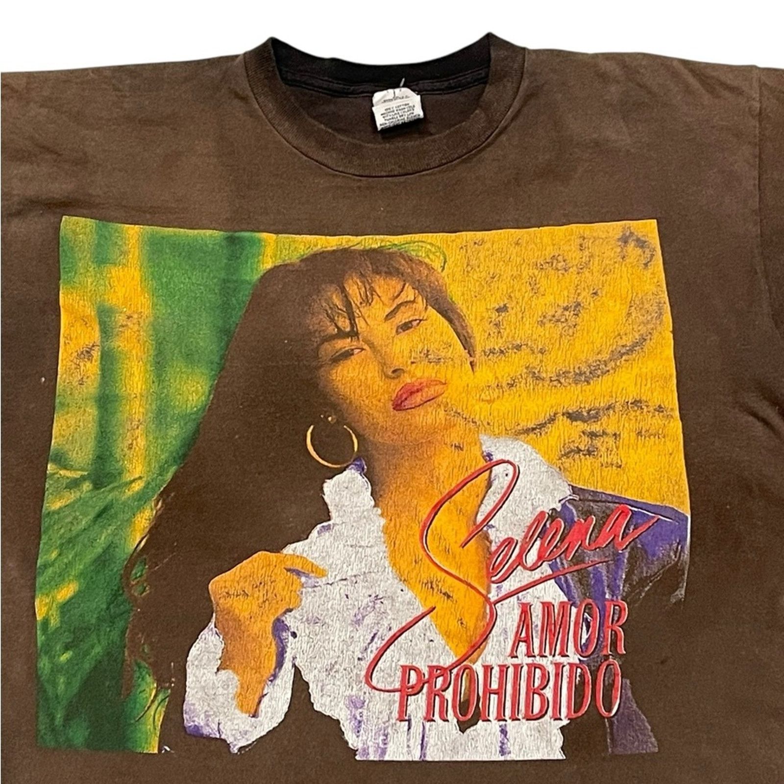 Other Vintage 90s Selena Amor Prohibido Tee Adult XL Single Stitch Size US XL / EU 56 / 4 - 2 Thumbnail