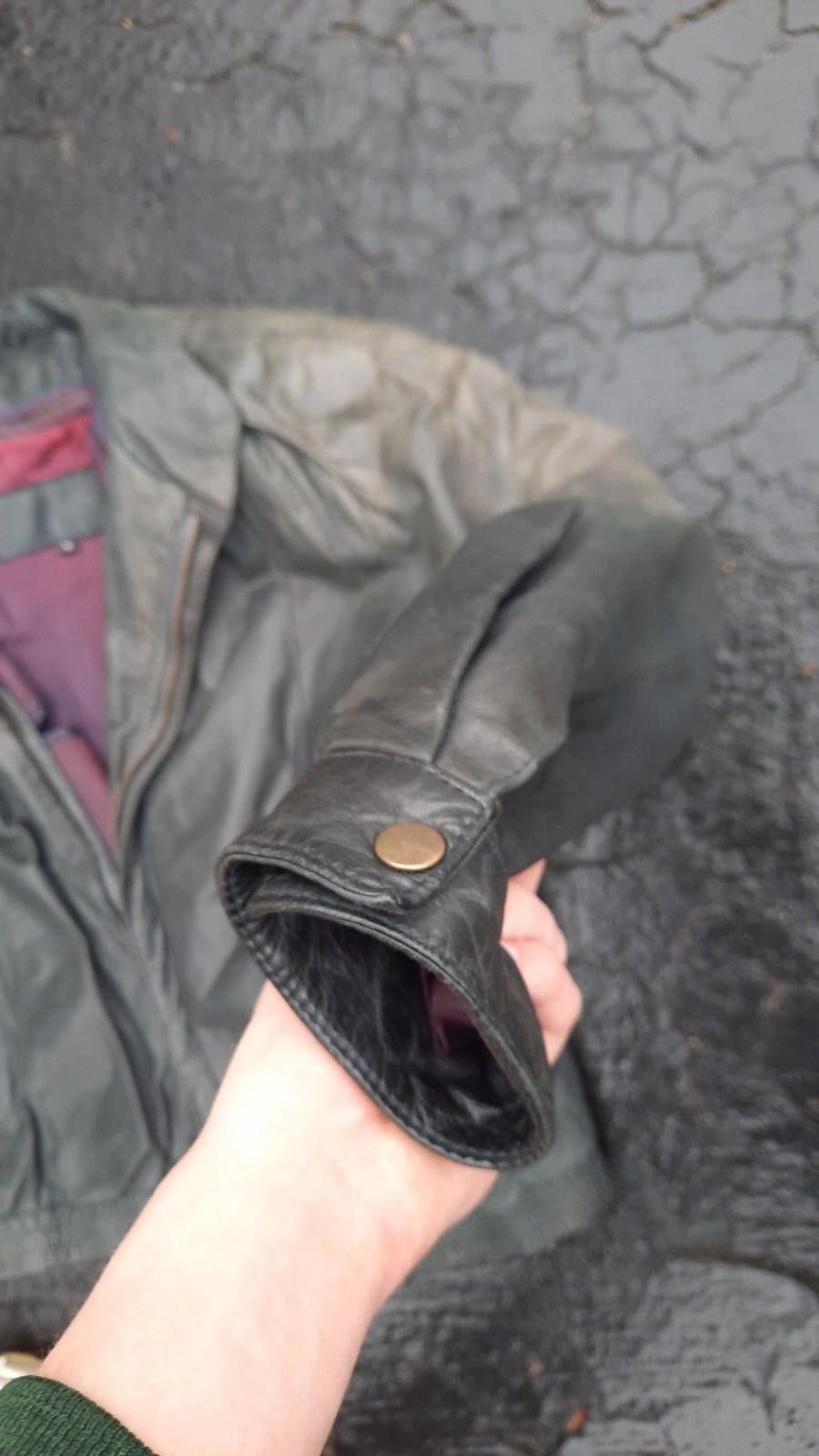 Designer Georgetown Leather Design Genuine Jacket Mens Black Vintage Size US M / EU 48-50 / 2 - 5 Thumbnail