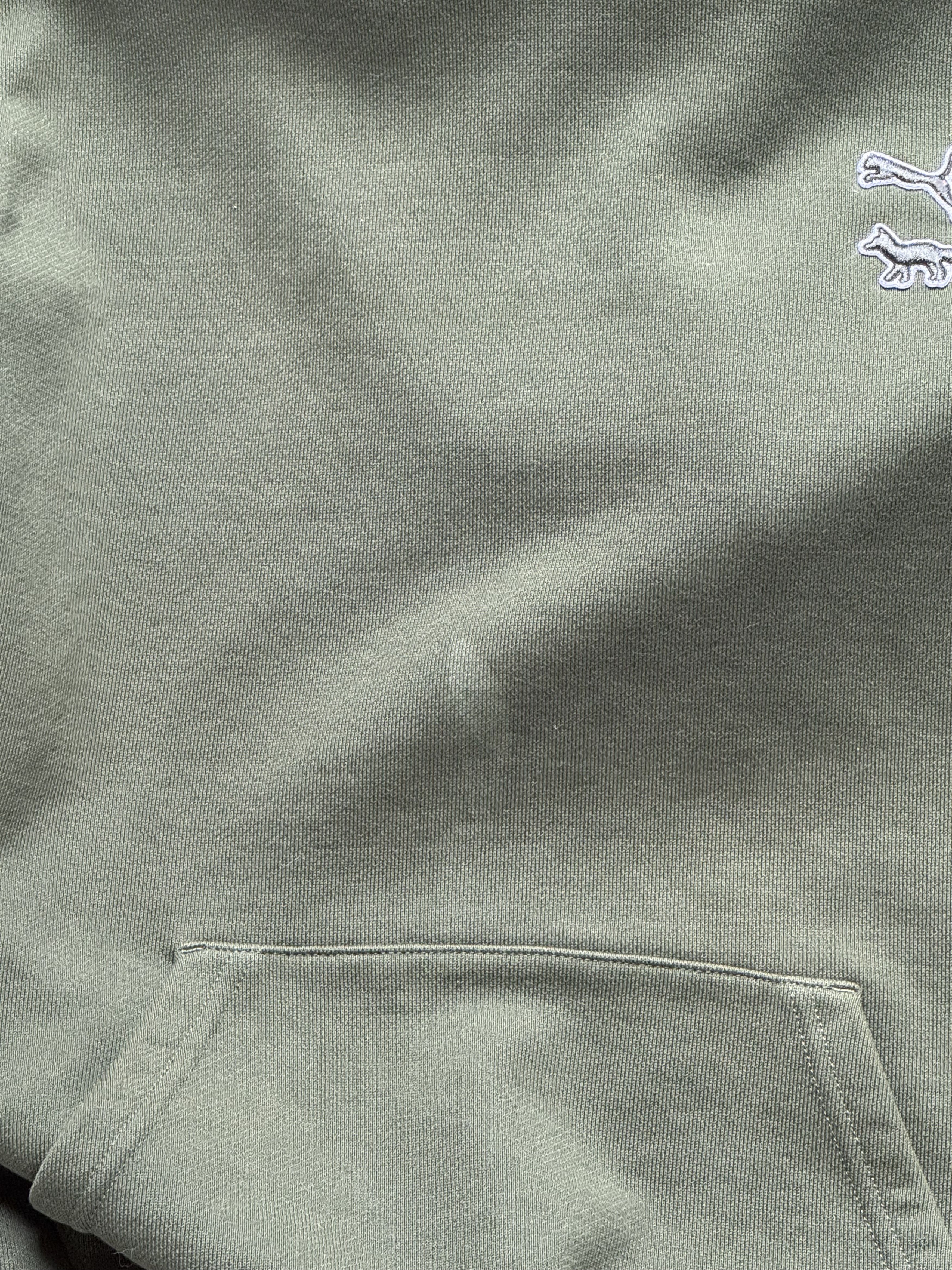 Maison Kitsune Green Puma Pullover Hoodie Size US M / EU 48-50 / 2 - 4 Thumbnail