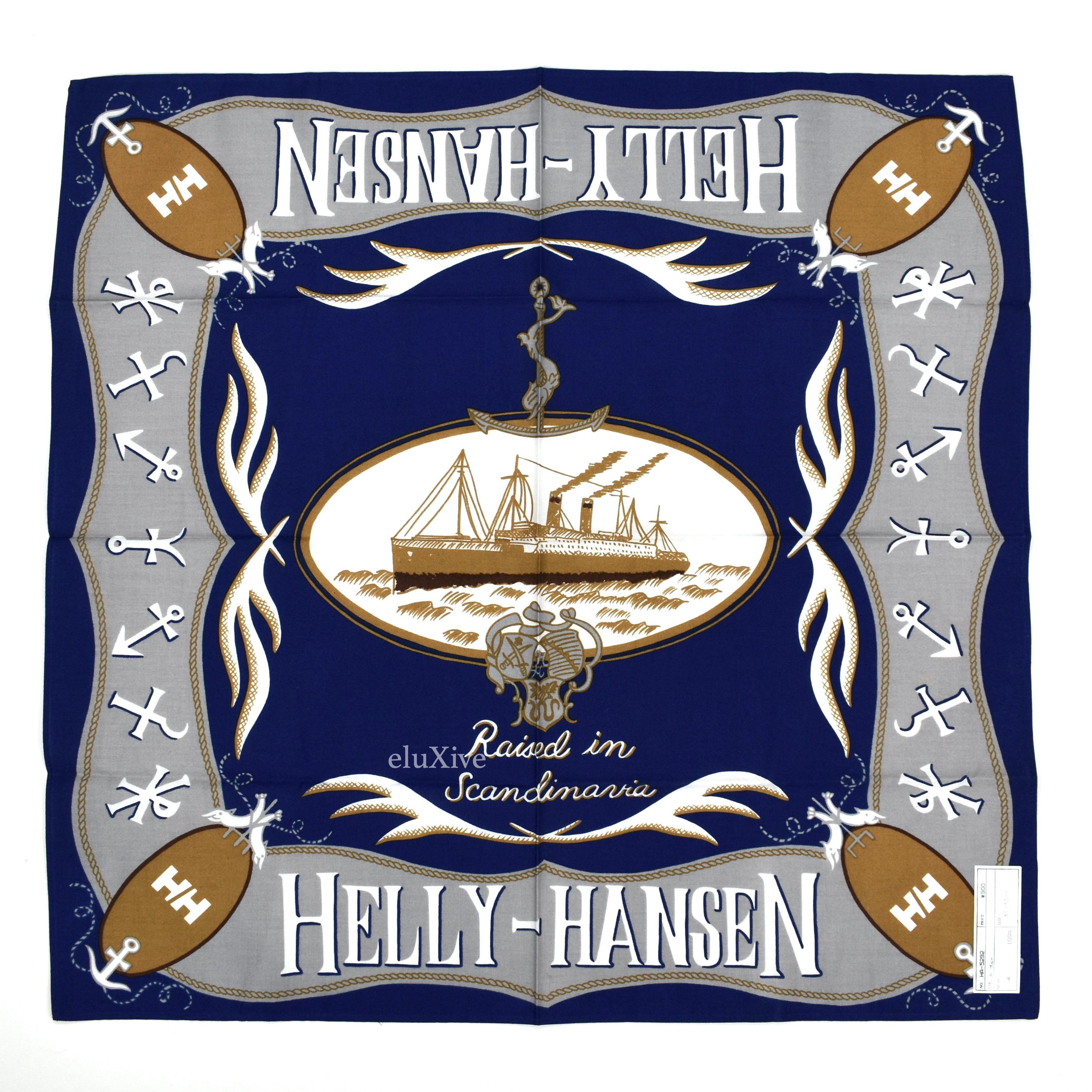 Helly Hansen Helly Hansen Vintage Ship Print Bandana Scarf Size ONE SIZE - 1 Preview