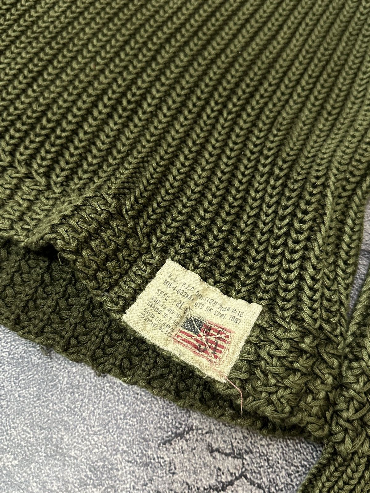 Polo Ralph Lauren × Vintage Vintage Ralph Lauren Polo Jean Company Olive Green Sweater Size US L / EU 52-54 / 3 - 2 Thumbnail
