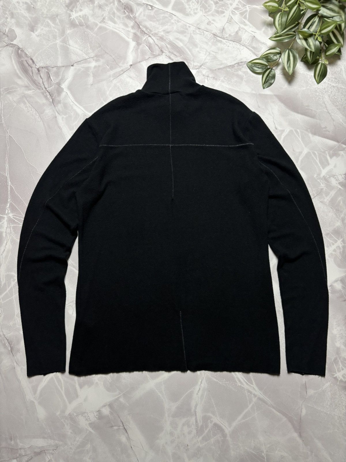 Thom Krom Thom/Krom High Collar Long Sleeve Viscose Stretch Darkwear M Size US M / EU 48-50 / 2 - 7 Thumbnail