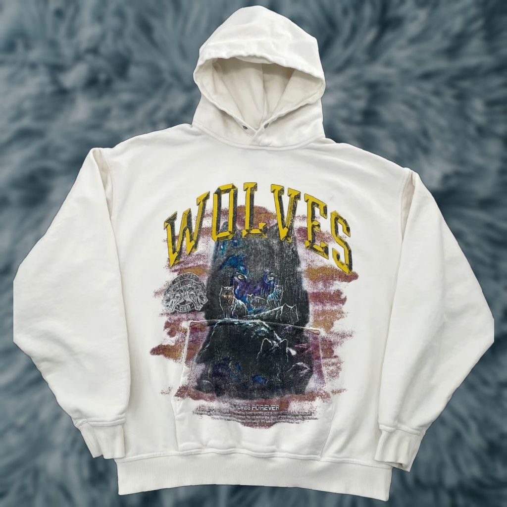 Darc Sport Darc Sport Hoodie Adult Large White Wolves Club Pullover Limited Edition Graphic Print Size US L / EU 52-54 / 3 - 1 Thumbnail
