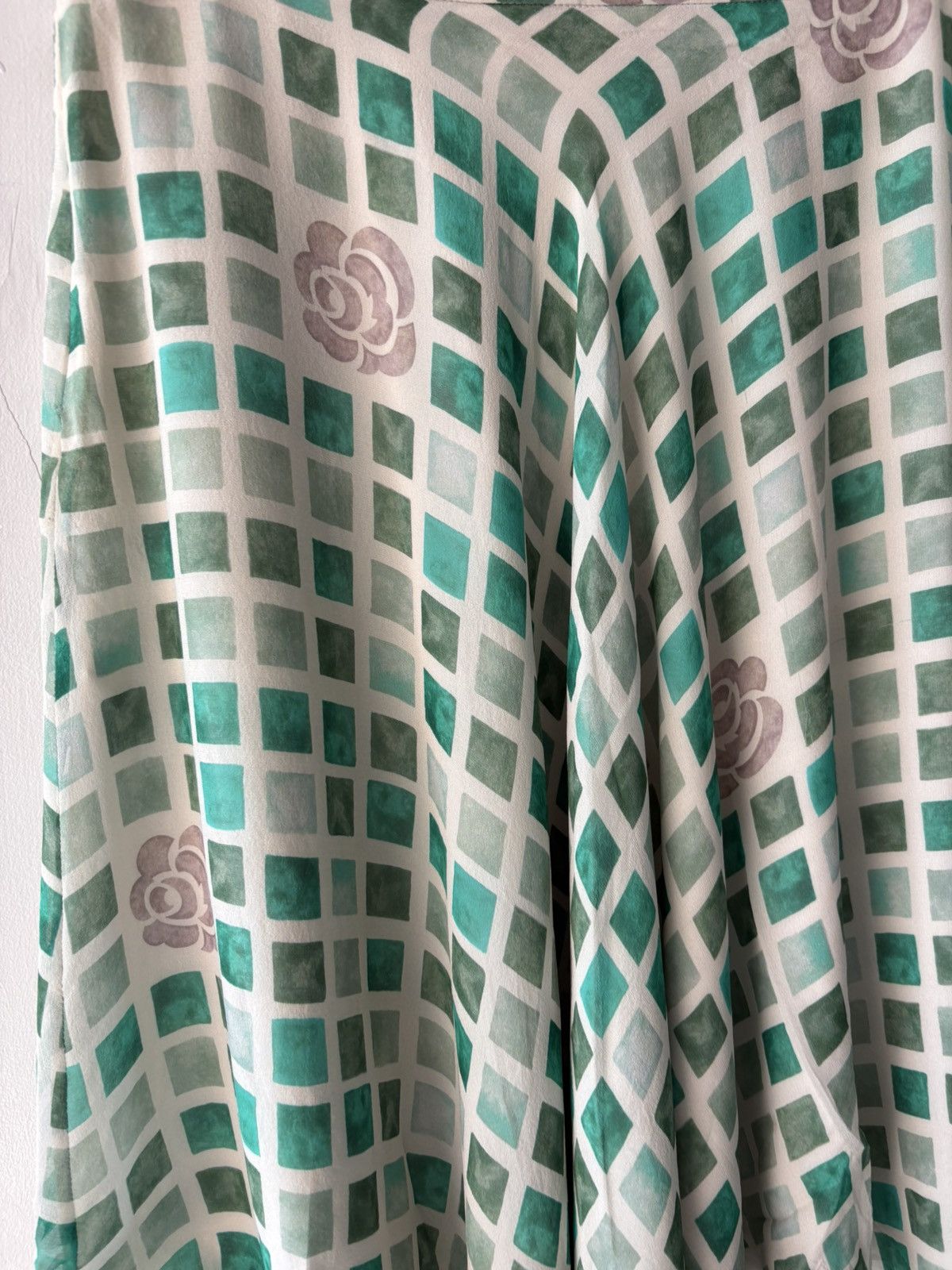 Vintage Beymen silk skirt Size 26" / US 2 / IT 38 - 6 Thumbnail