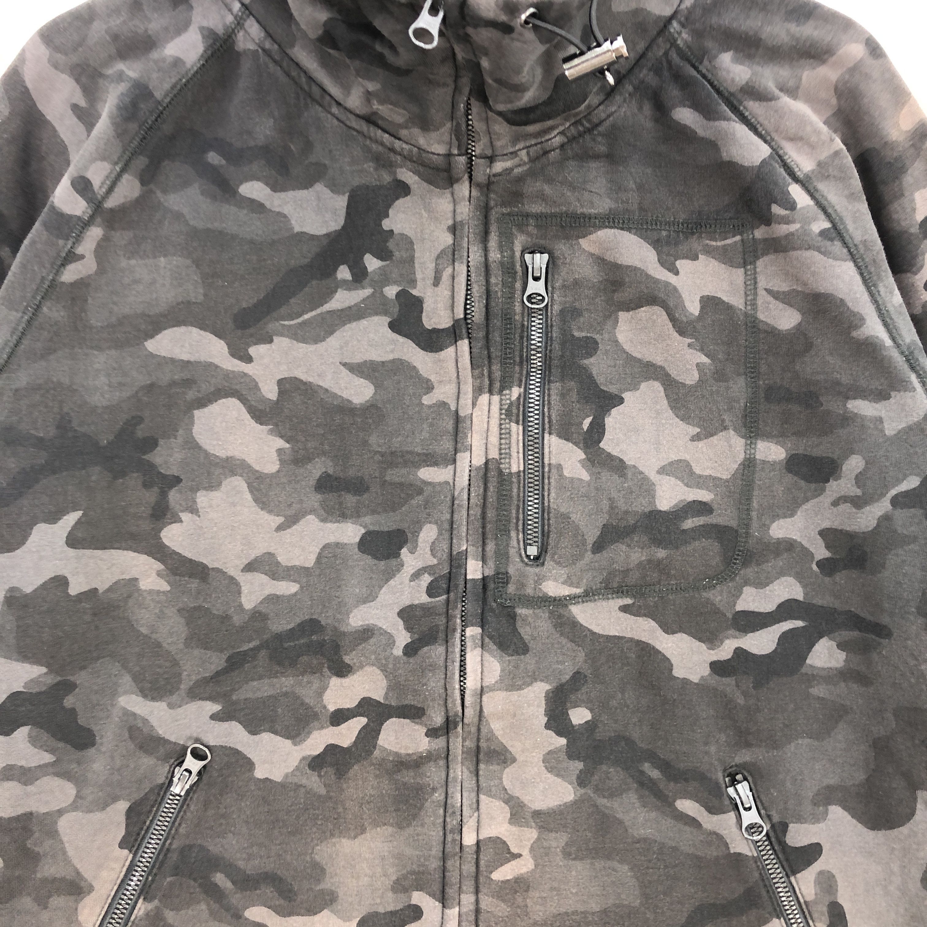 Beams Plus Beam Plus Sweater Hoodie Japan Camouflage Zipper Sweatshirt Size US M / EU 48-50 / 2 - 4 Thumbnail