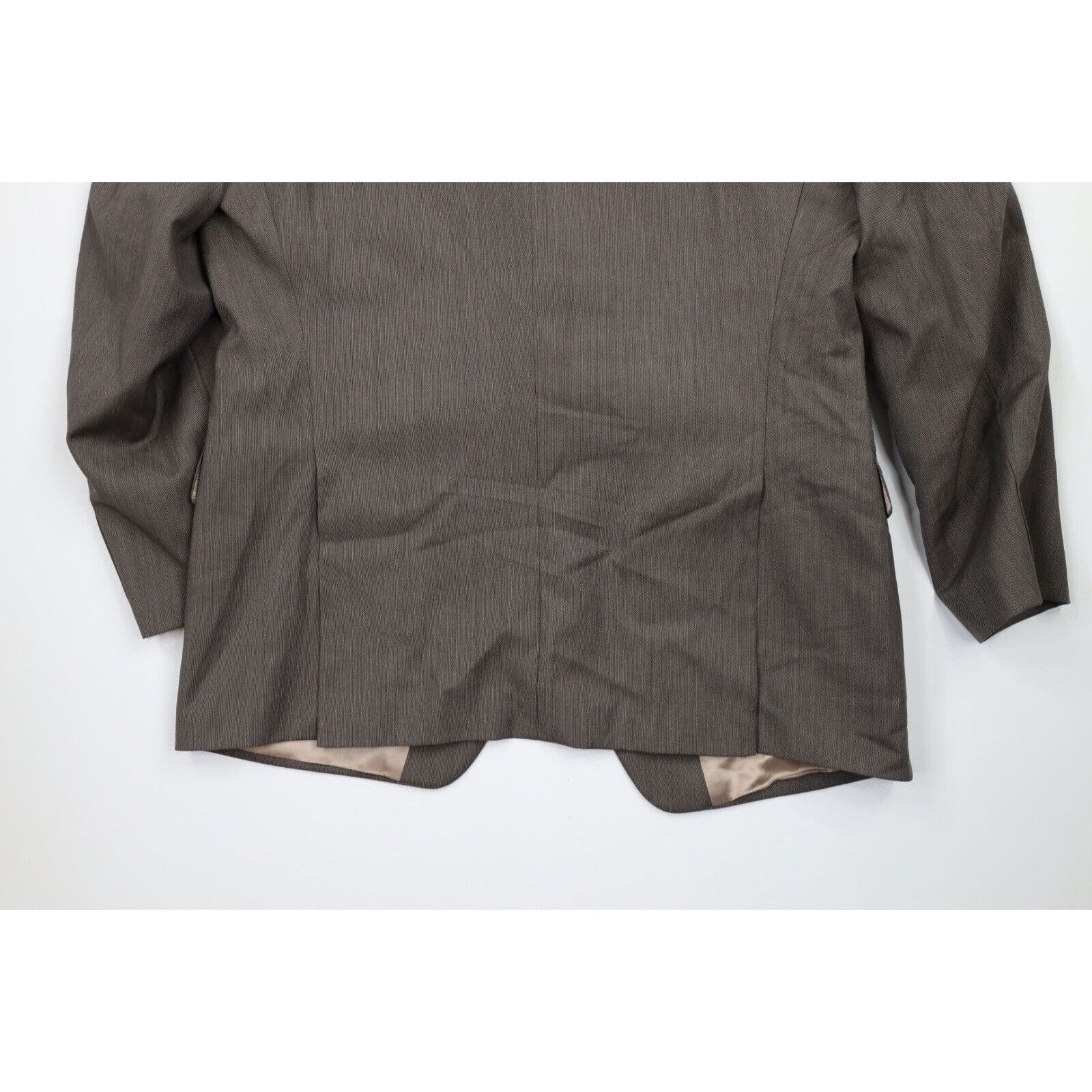 Calvin Klein Calvin Klein Wool 2 Piece Wedding Suit Brown Size 44R - 10 Thumbnail