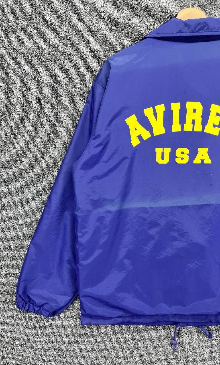 Avirex Vintage Avirex Spell Out Trashed Button Up Coach Jacket Size US M / EU 48-50 / 2 - 3 Thumbnail
