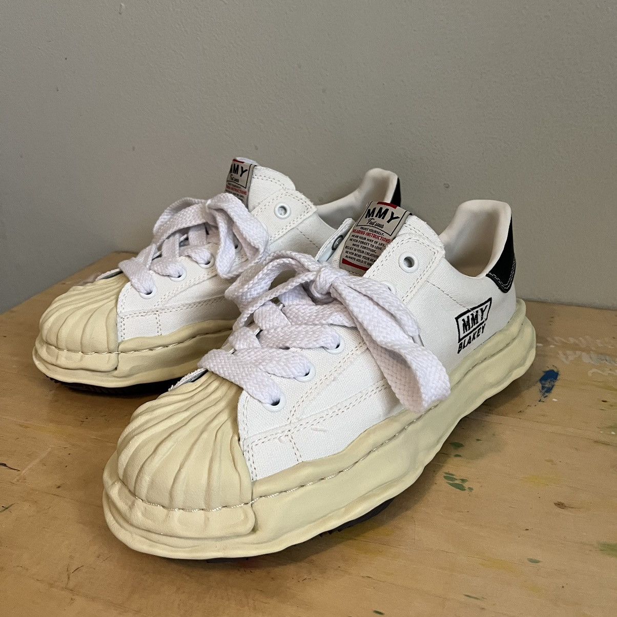 Maison MIHARA YASUHIRO Blakey Low Overdyed OG Sole Shoe Size US 11 / EU 44 - 4 Thumbnail