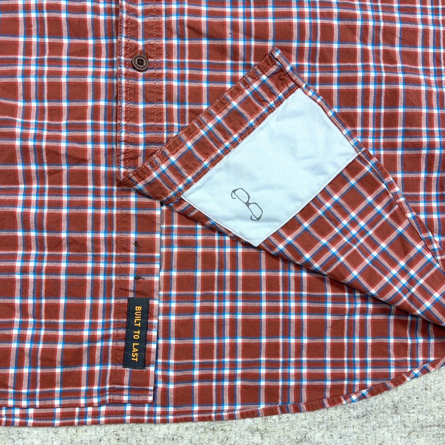 Ariat Ariat Shirt Men Large Orange Plaid Rebar Button Up Workwear Pockets Casual Adult Size US L / EU 52-54 / 3 - 3 Thumbnail