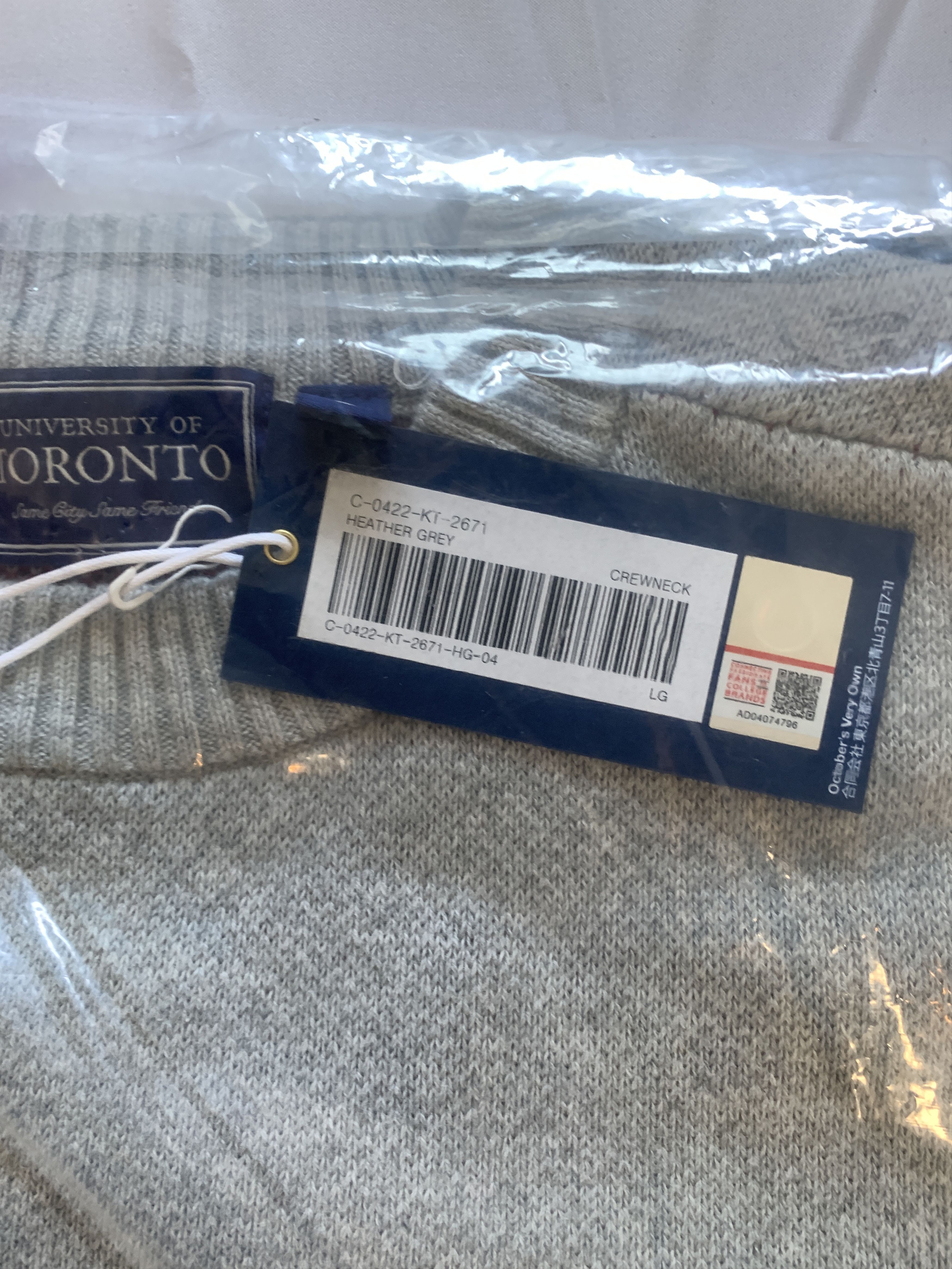 Drake OVO® / U OF T CREWNECK SWEATER Size US L / EU 52-54 / 3 - 5 Thumbnail