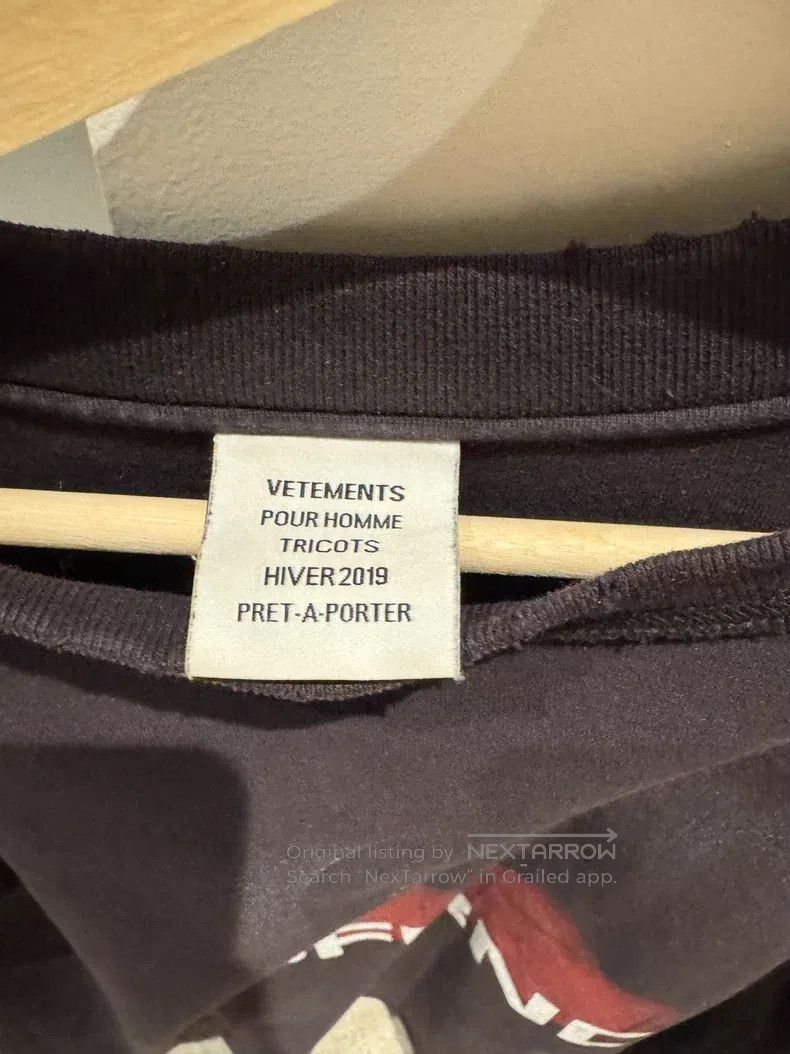 Vetements Vetements Sweatshirt Size US XS / EU 42 / 0 - 3 Thumbnail