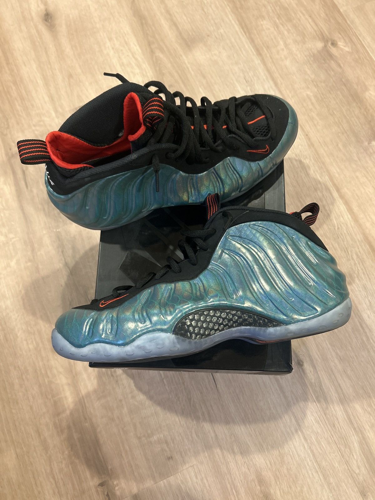 Nike Nike Foamposite “Gone Fishing” Size US 12.5 / EU 45-46 - 7 Thumbnail