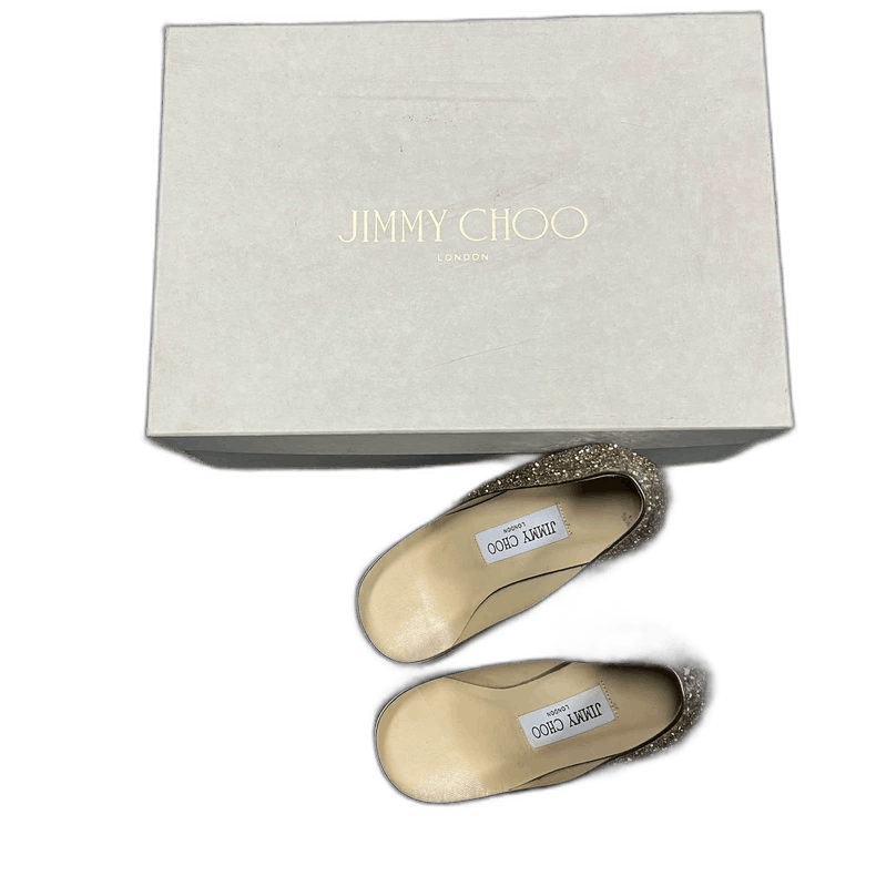 Jimmy Choo Jimmy Choo Gold Pointed High Heels Size 36 Size US 6 / IT 36 - 1 Thumbnail