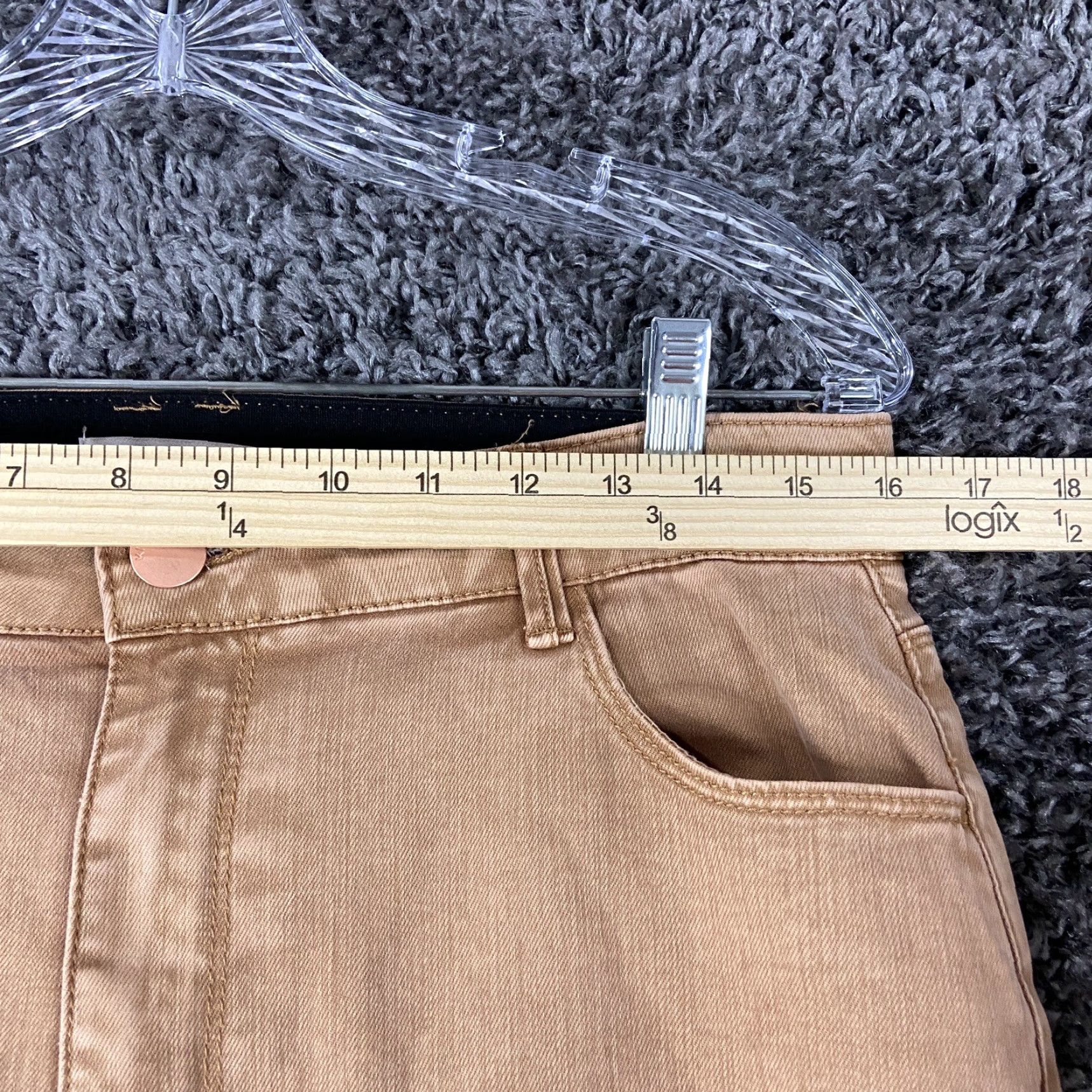 Vintage KNOX ROSE Orange Skinny Ankle Pants Women’s Regular Size 12 Size 34" / US 12 / IT 48 - 6 Thumbnail