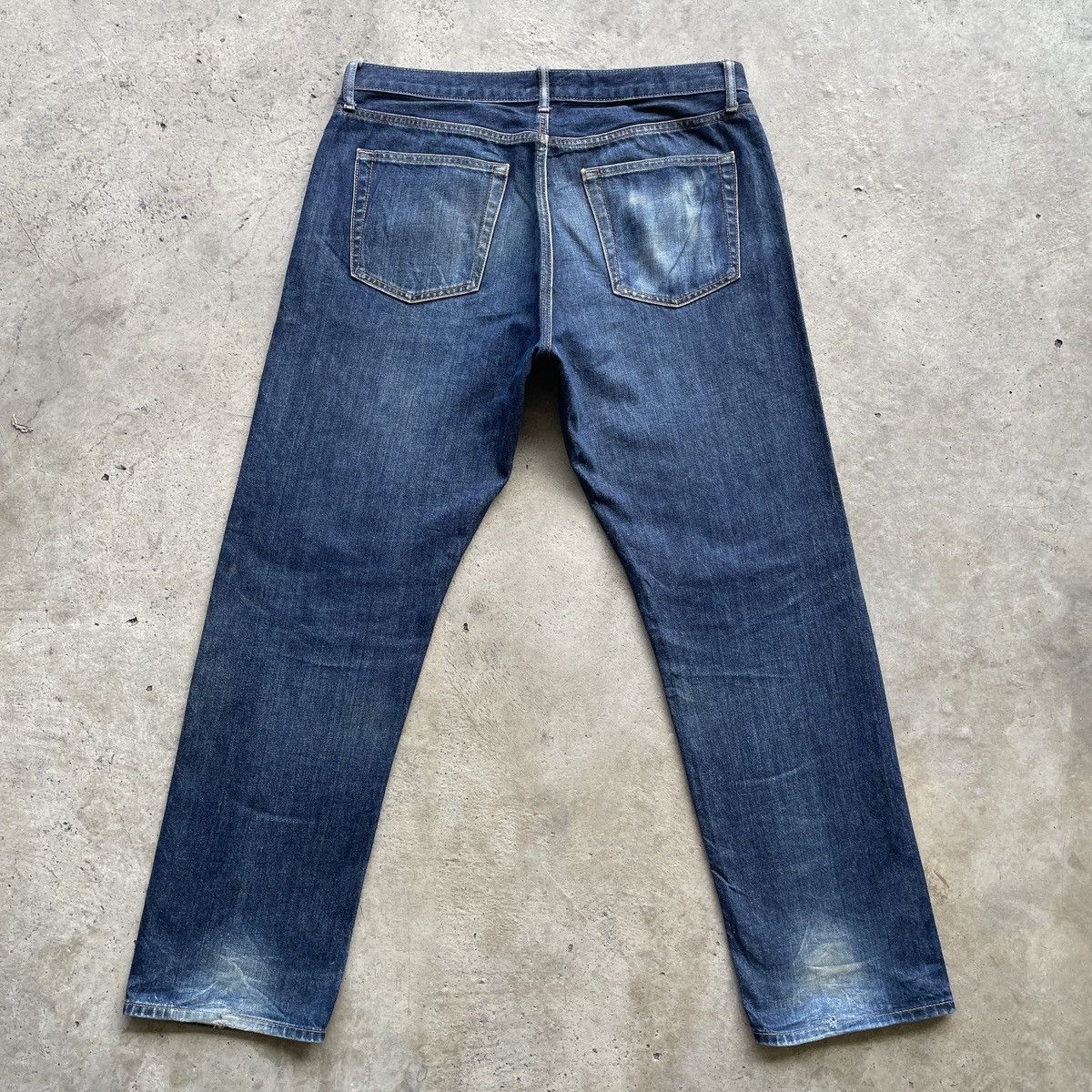 Japanese Brand Vintage Japanese Selvedge Jeans Faded Distressed Denim Pants Size US 34 / EU 50 - 11 Thumbnail