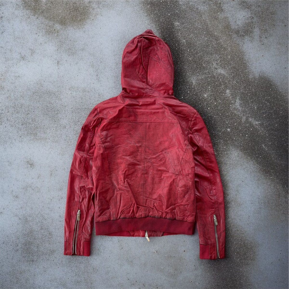 14th Addiction 🔥VINTAGE HARLEM ROUNGE FULL-ZIP BUFFALO LEATHER JACKET Size US M / EU 48-50 / 2 - 6 Thumbnail