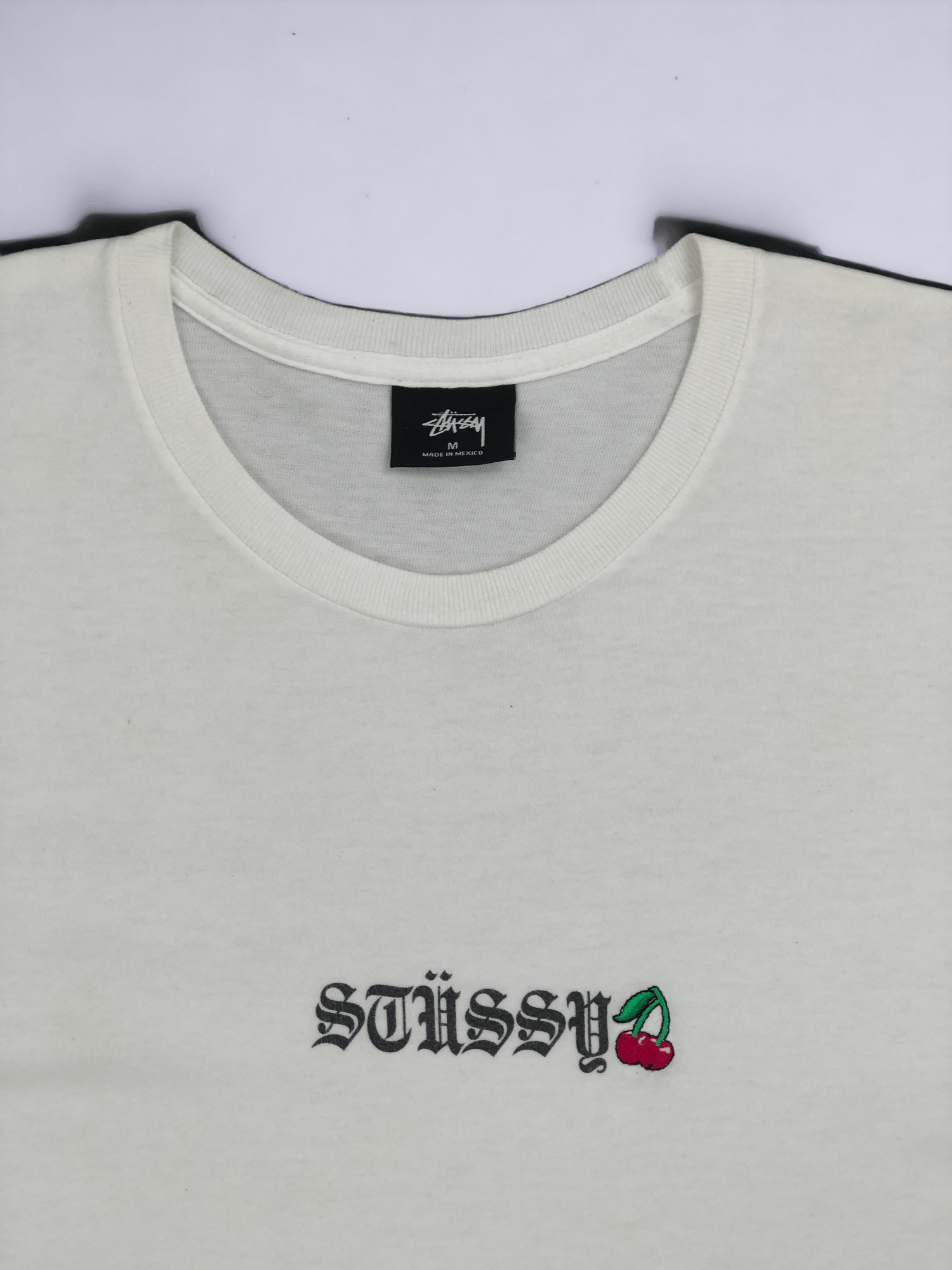 Stussy Vintage Stussy Small Signature T-Shirt White T0022 Size US M / EU 48-50 / 2 - 2 Thumbnail