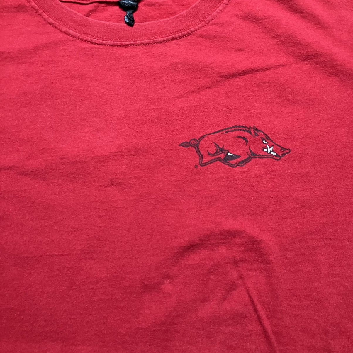 NCAA × Vintage Vintage Arkansas Razorbacks College Football T Shirt Size US L / EU 52-54 / 3 - 3 Thumbnail