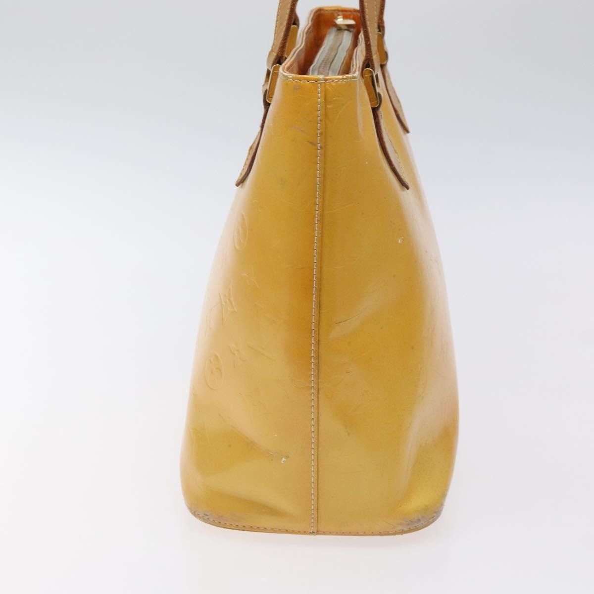 Louis Vuitton LOUIS VUITTON Monogram Vernis Houston Hand Bag Gris M91053 Size ONE SIZE - 4 Thumbnail