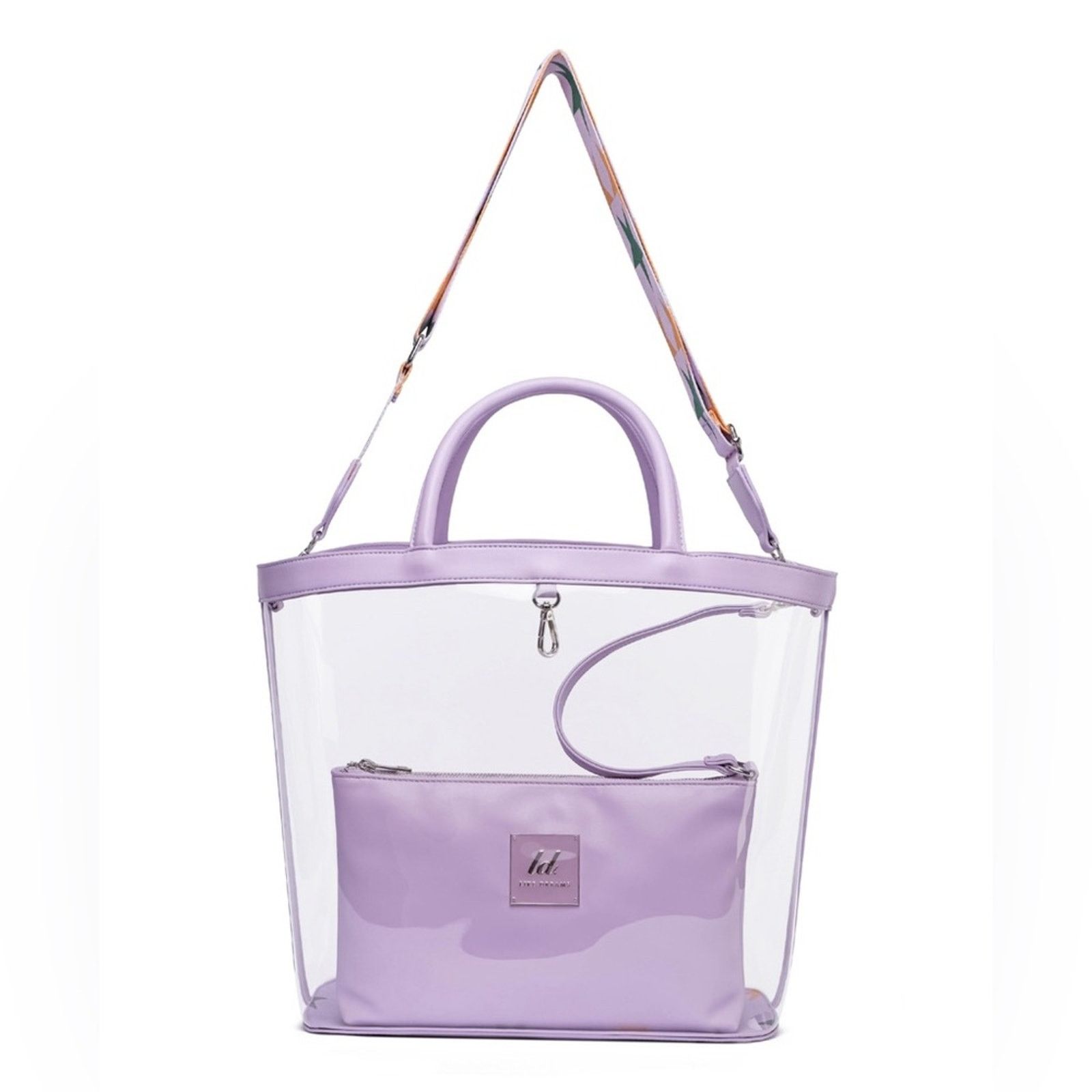 Other LIKE DREAMS Twinkle Clear Tote In Clear Lilac Size ONE SIZE - 1 Thumbnail