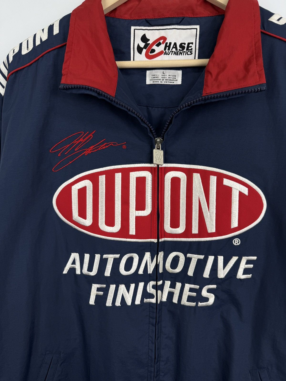 Chase Authentics × DuPont × NASCAR 🇺🇸 Vintage Jeff Gordon DuPont Chase Authentics Racing Jacket Size US L / EU 52-54 / 3 - 5 Thumbnail