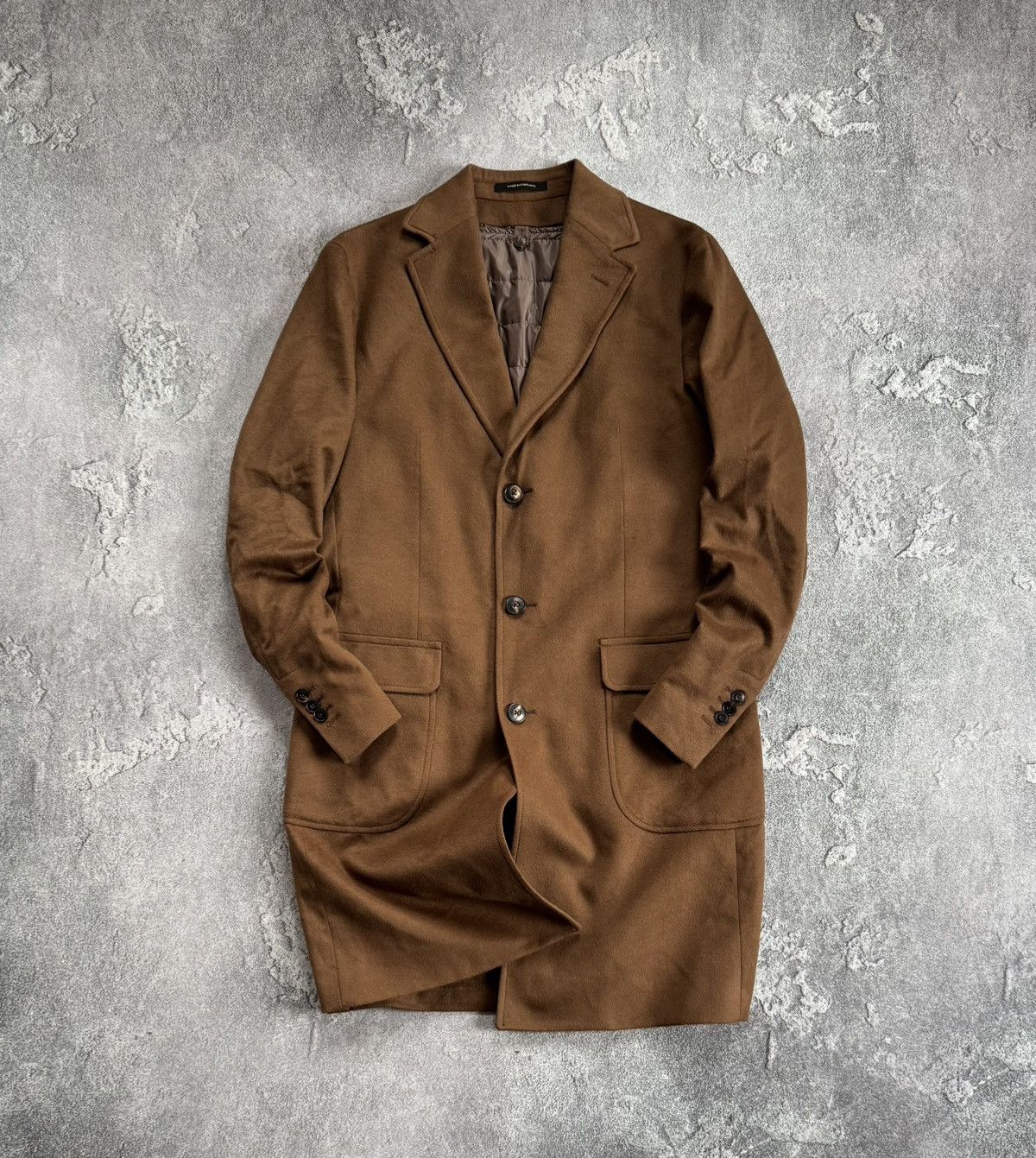 Designer × Massimo Dutti Massimo Dutti EUR48/USA38 brown coat wool long jacket blazer Size M / US 6-8 / IT 42-44 - 1 Thumbnail