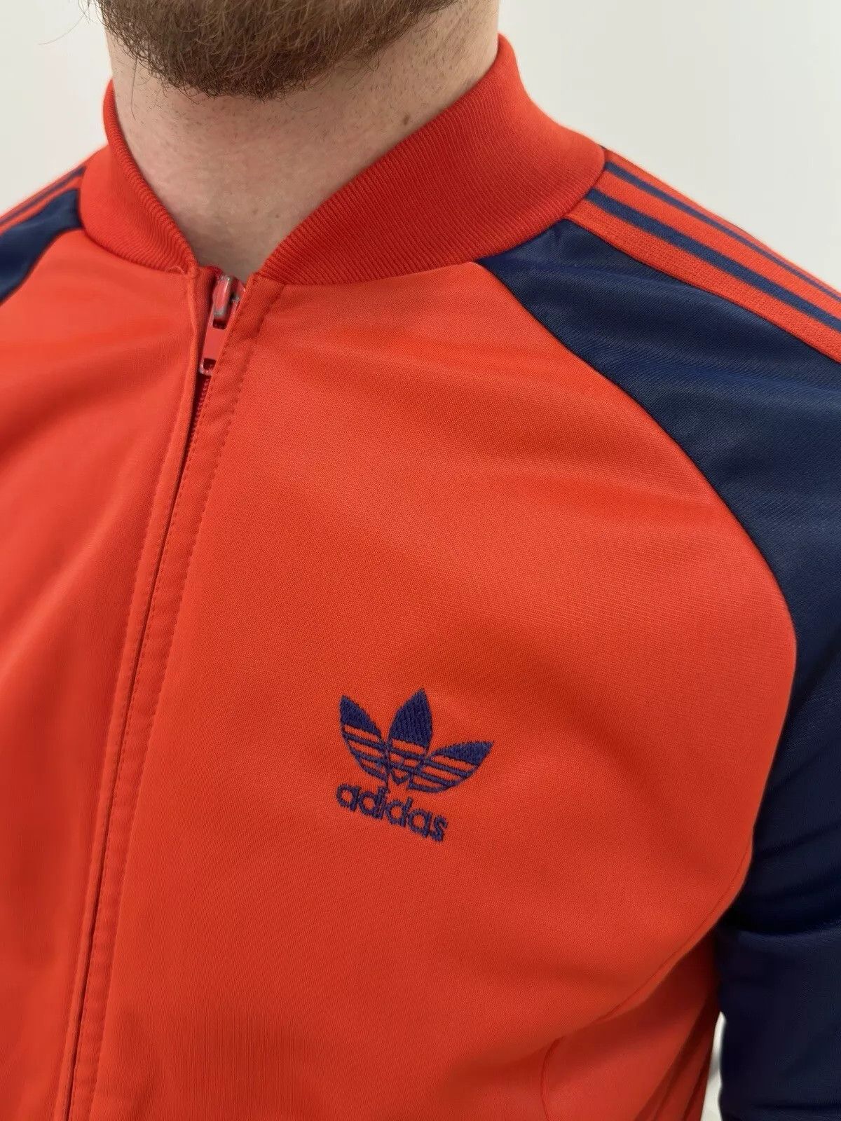 Adidas VINTAGE 1980s ADIDAS VENTEX TRACK JACKET MENS made in France Size US S / EU 44-46 / 1 - 4 Thumbnail