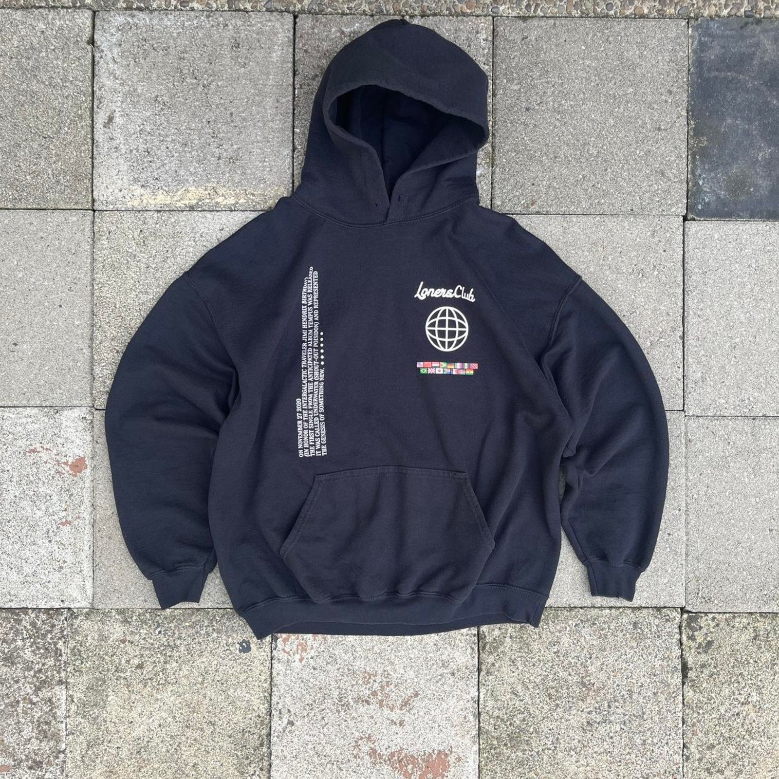 Other Jimi Hendrix Loners Club Tempus Edax Rerum Dark Gray Hoodie Size US L / EU 52-54 / 3 - 1 Thumbnail