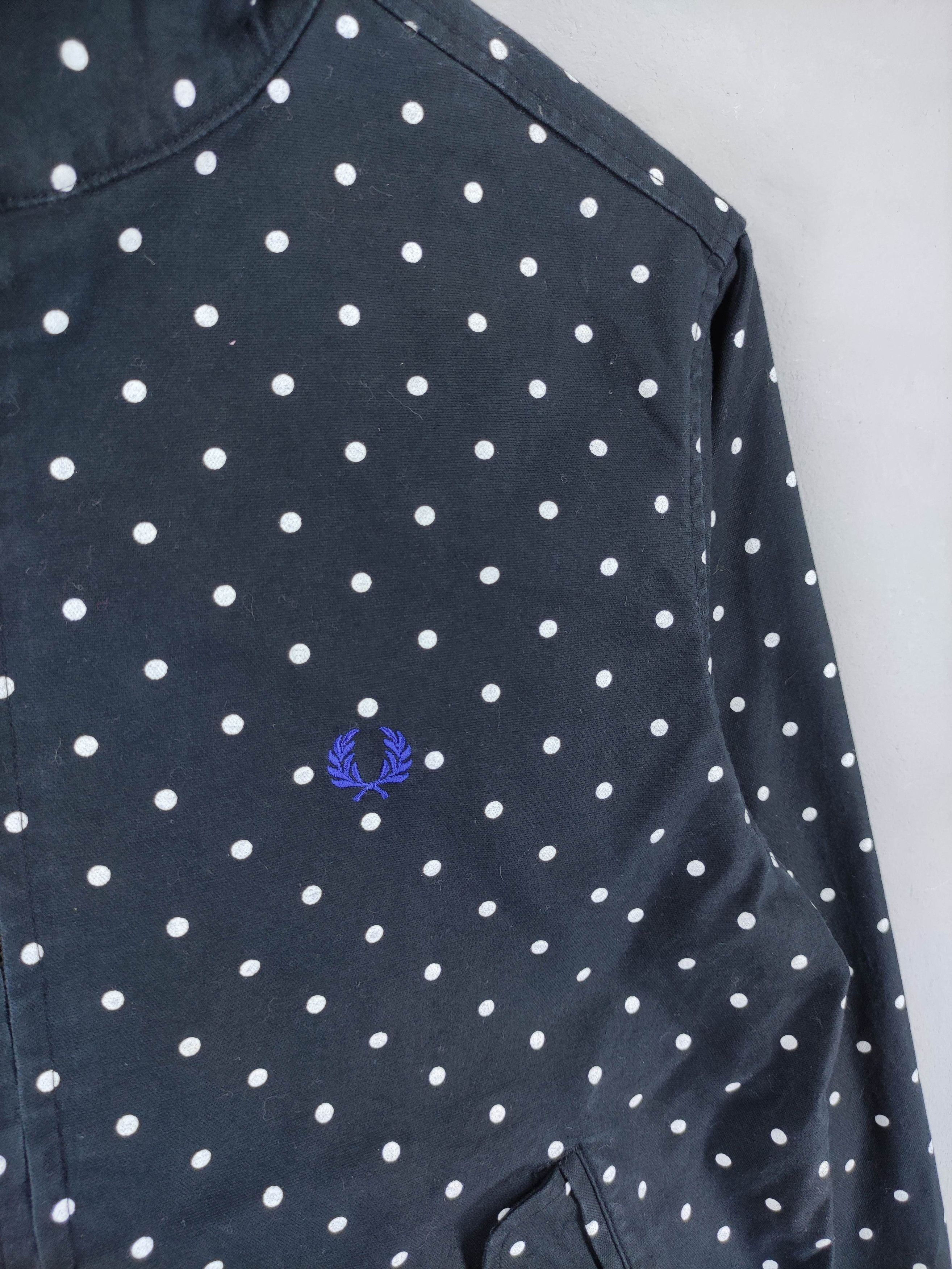 Fred Perry Vintage Fred Perry Polka Dot Jacket Zipper Size US M / EU 48-50 / 2 - 2 Thumbnail