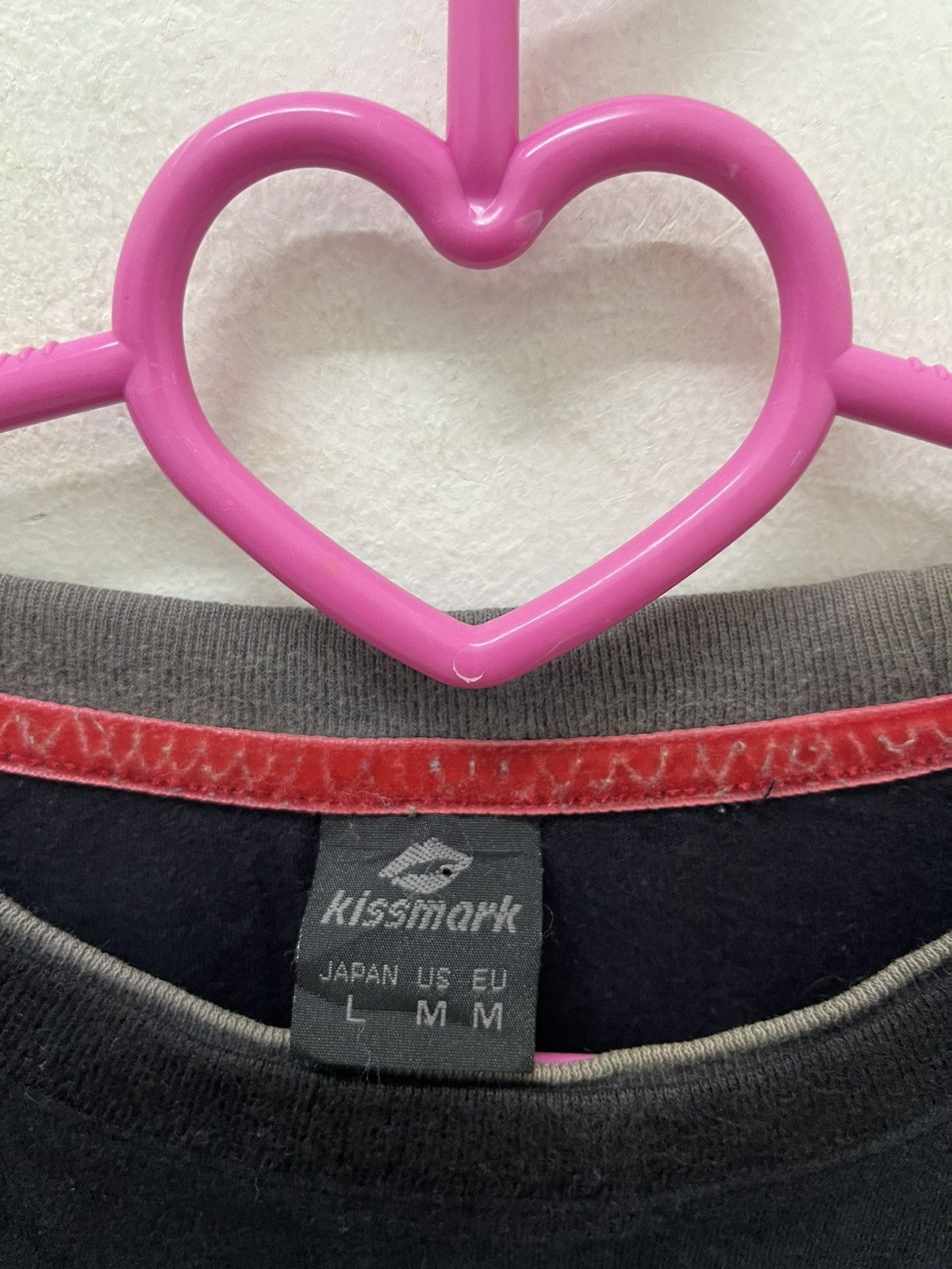 Japanese Brand Rare Vintage KISSMARK Nobody Is Equal Sexy Girl Size US M / EU 48-50 / 2 - 5 Thumbnail