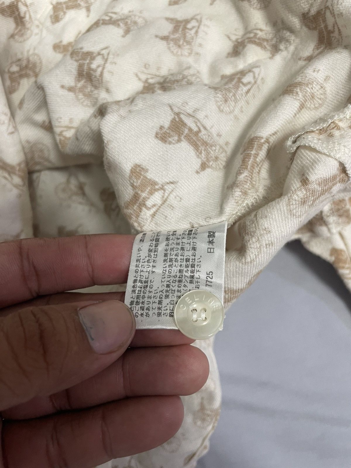 Celine Celine Pajamas Shirt Monogram vintage logo Size L / US 10 / IT 46 - 6 Thumbnail