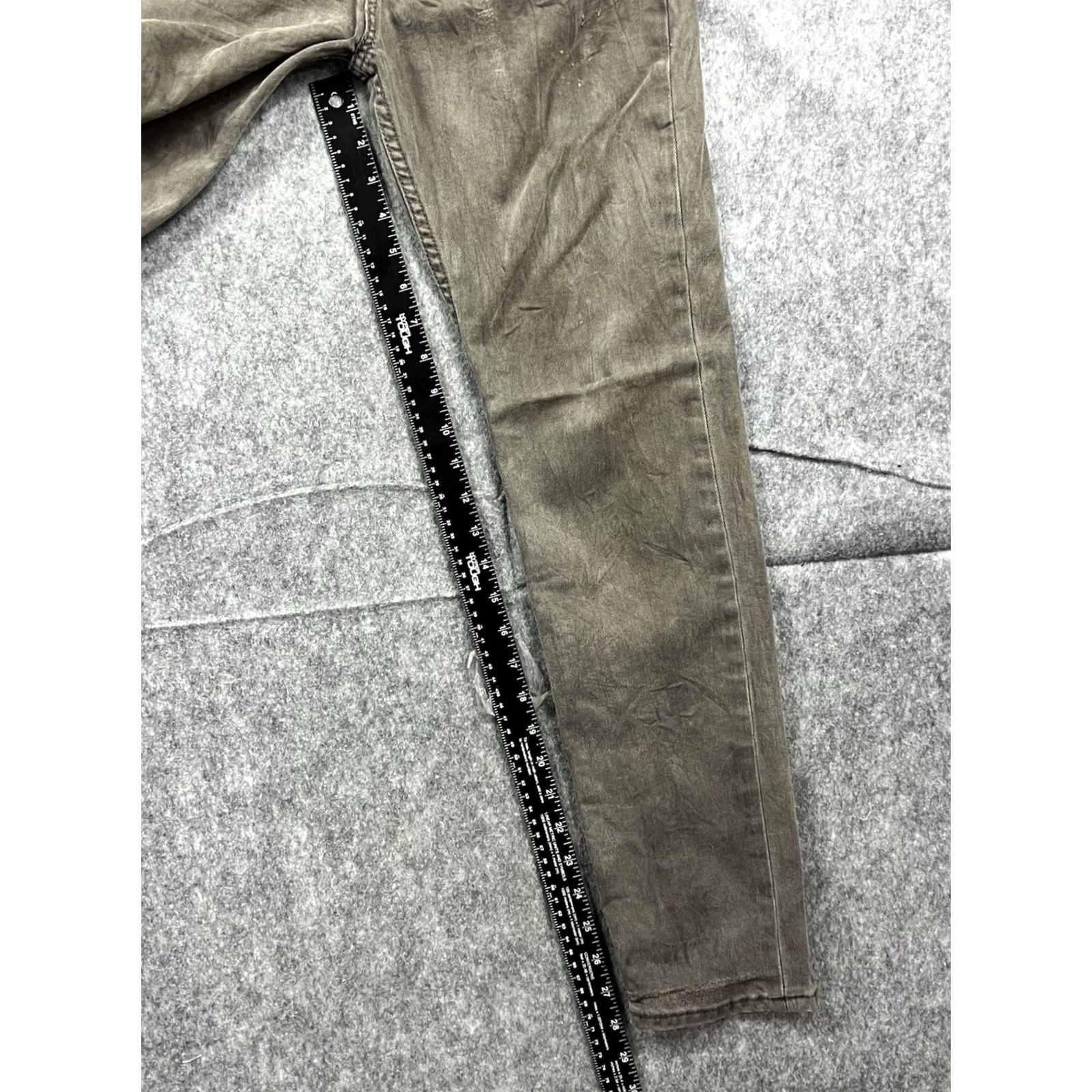 Levi's Levi's 510 Mens Dark Olive Skinny Fit Denim Jeans 31x30 Midrise Button Closure Stretch Pockets Regular Mens Size US 31 - 5 Thumbnail