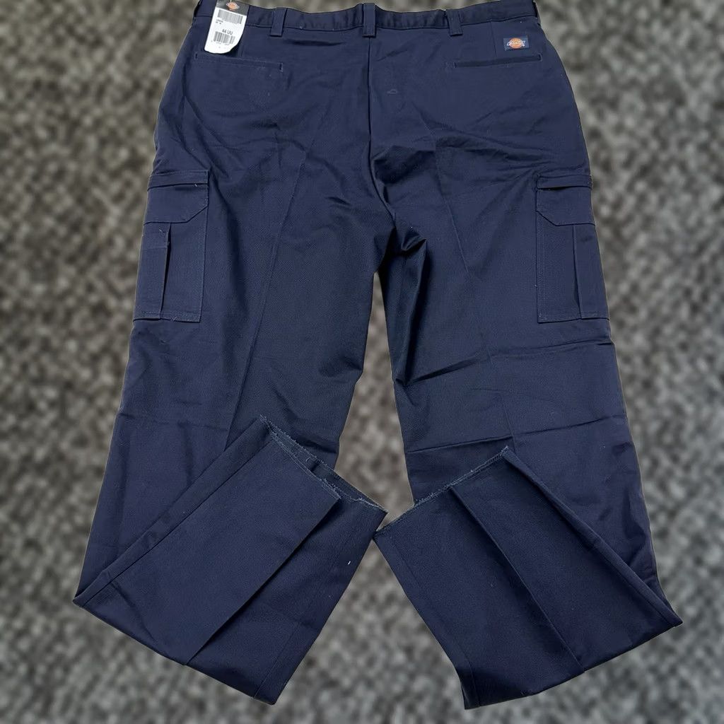Dickies DICKIES CARGO PANTS Mens 44UU LP337NV Industrial 100% COTTON Navy BLUE UU Pant Mens Size US 44 / EU 60 - 1 Thumbnail