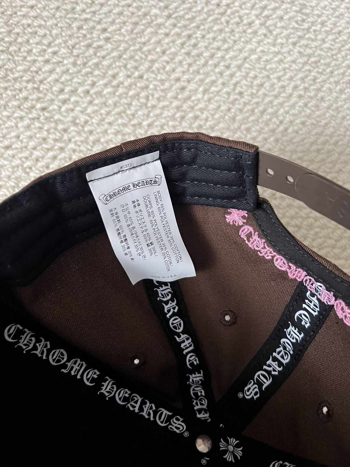 Chrome Hearts Chrome Hearts Hat Pink Mocha Size ONE SIZE - 16 Thumbnail