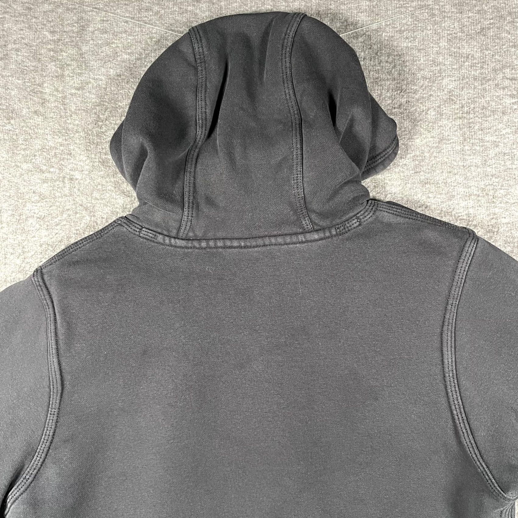 Nike Nike Hoodie Mens S Gray Pullover Sweatshirt Swoosh Kangaroo Pocket Front Logo Size US S / EU 44-46 / 1 - 3 Thumbnail