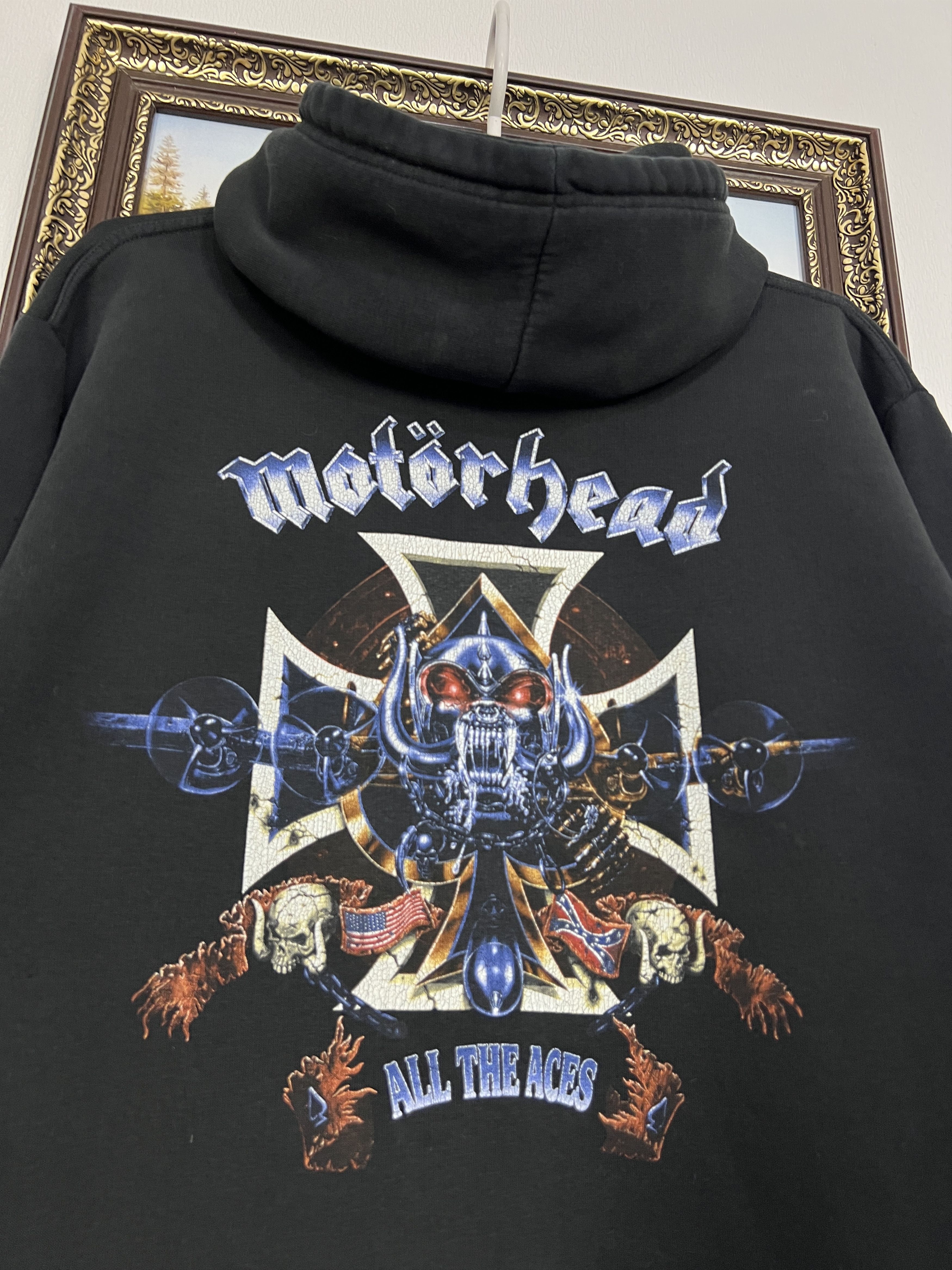 Vintage Band Motorhead Over Print Hoodie Jacket Tee Rare Hype Y2K Size US M / EU 48-50 / 2 - 2 Thumbnail