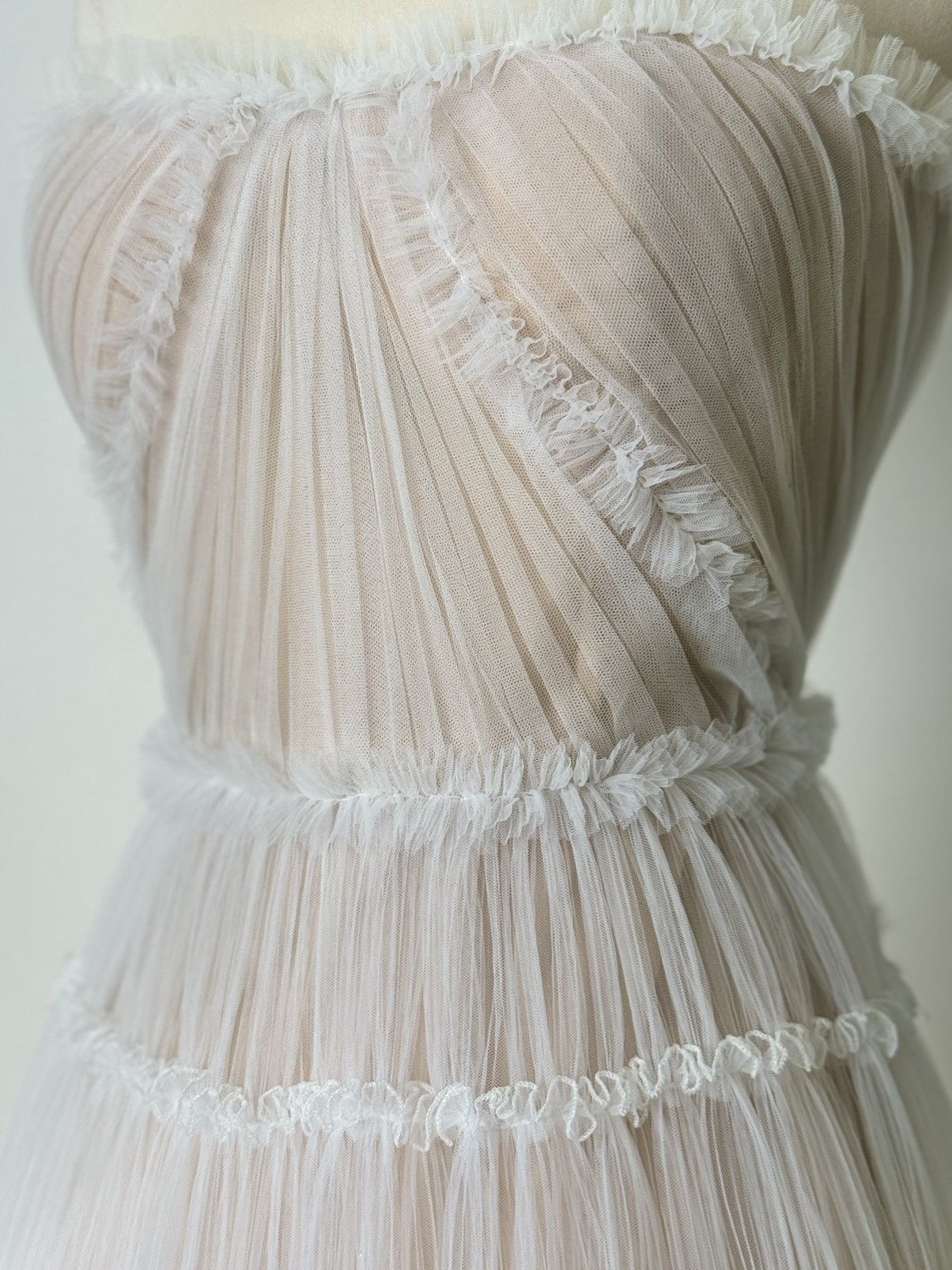 Other Brand New US 4 Anna Augusta Evening Dress with Nude Lining Size S / US 4 / IT 40 - 4 Thumbnail