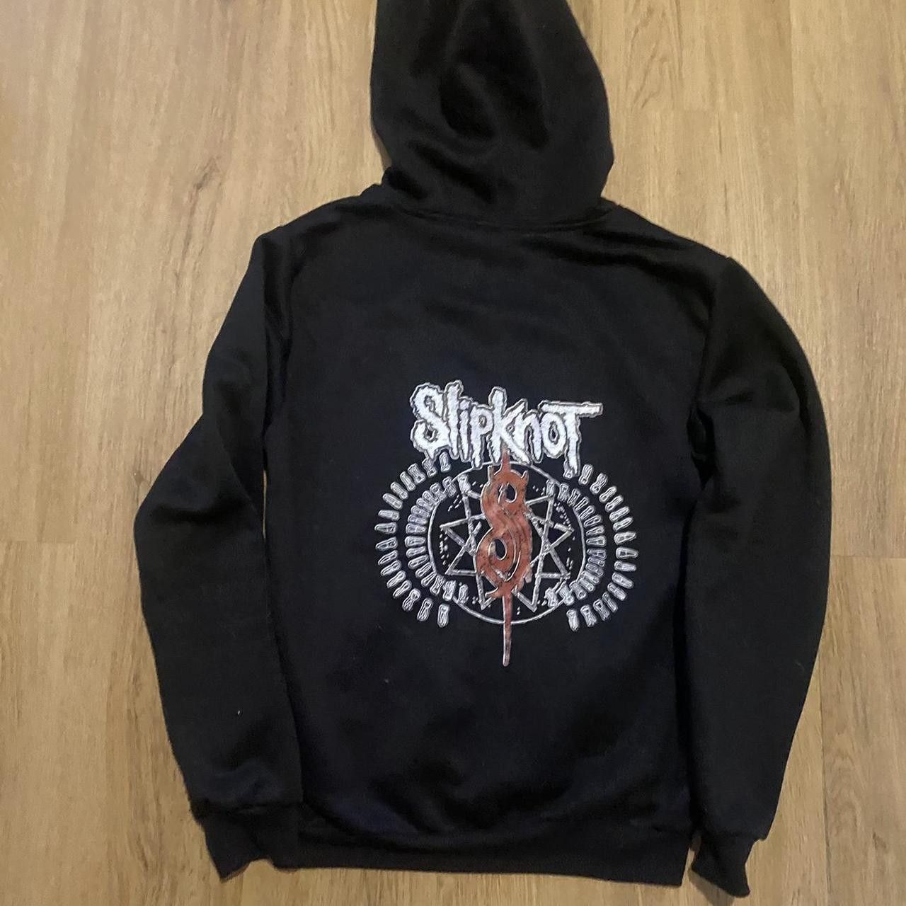 Other Black Slipknot zip up hoodie #goth #metal Vintage Size US M / EU 48-50 / 2 - 1 Thumbnail