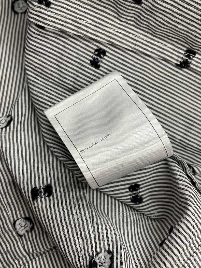 Chanel Chanel Striped embroidered logo camelia double C short-sle Size XS / US 0-2 / IT 36-38 - 6 Thumbnail