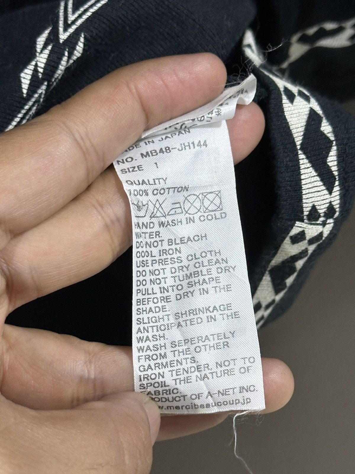 mercibeaucoup Issey Miyake Mercibeaucoup Aztec Stripes L/S Shirt Size US XL / EU 56 / 4 - 8 Thumbnail